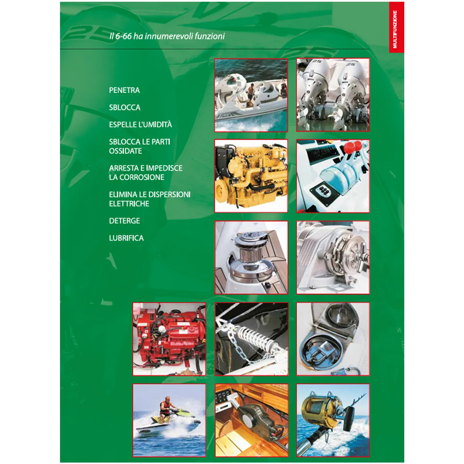 Lubrificante Protettivo Detergente CRC Anticorrosivo per Ambienti Marini e Salmastrosi 6-66 MARINE - immagine 3