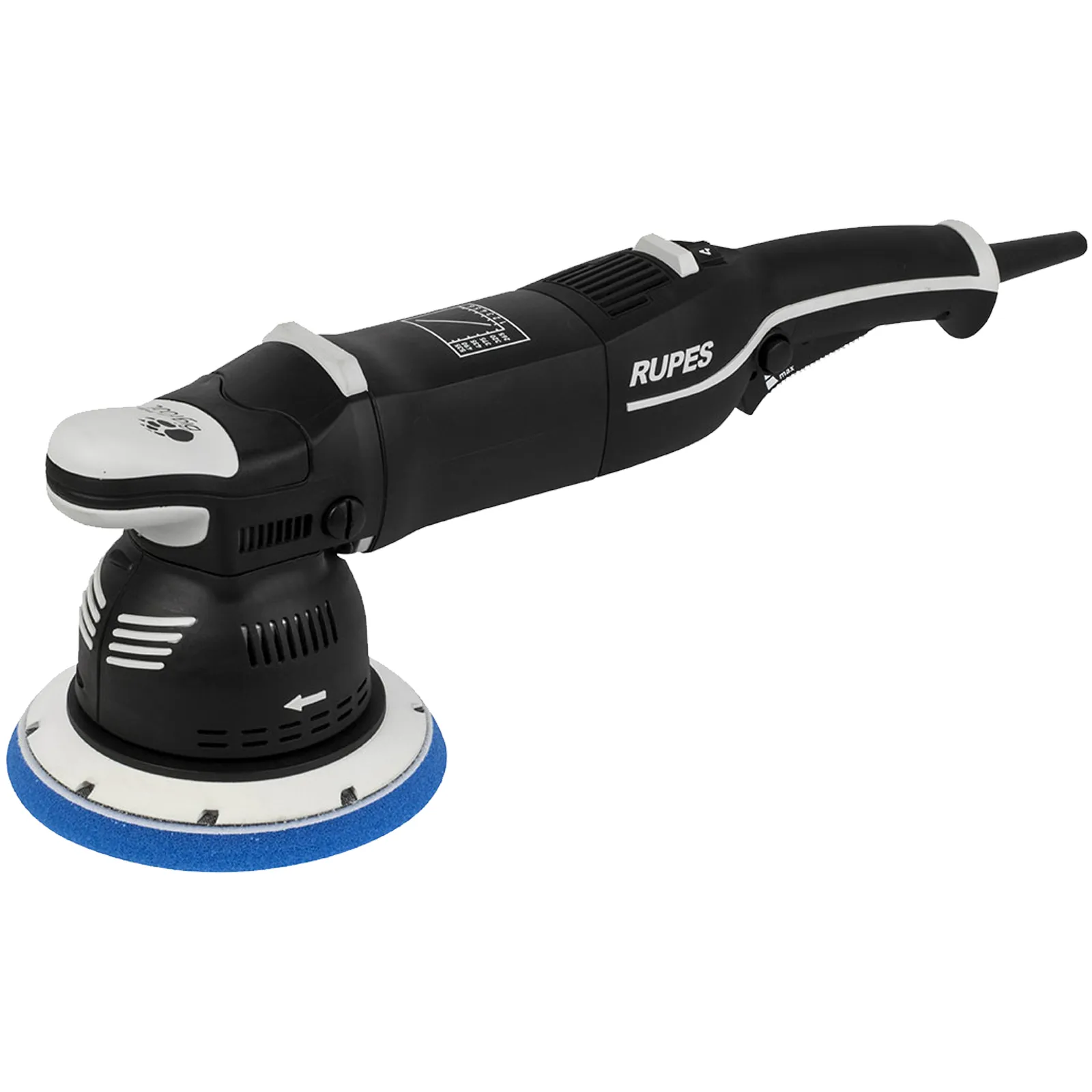 Lucidatrice Rotoeccentrica per Carrozzeria Auto RUPES BigFoot Platorello Ø125/150mm Orbita 5mm Velocità Regolabile modello MILLE LK900E - immagine 4