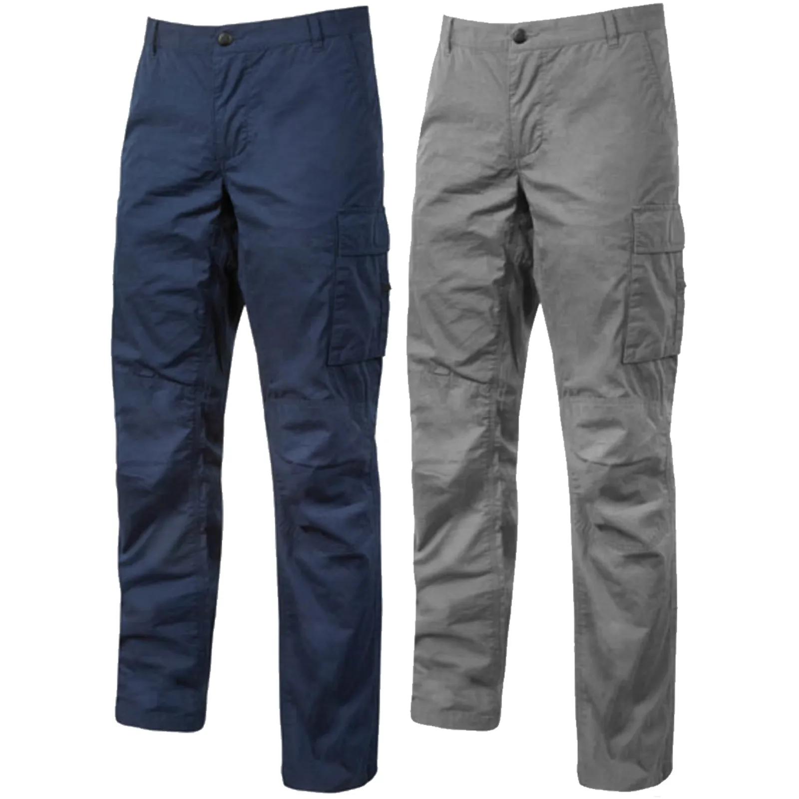 Pantalone Cargo da Lavoro Multitasche U-POWER Cotone Elasticizzato da Uomo Donna OCEAN