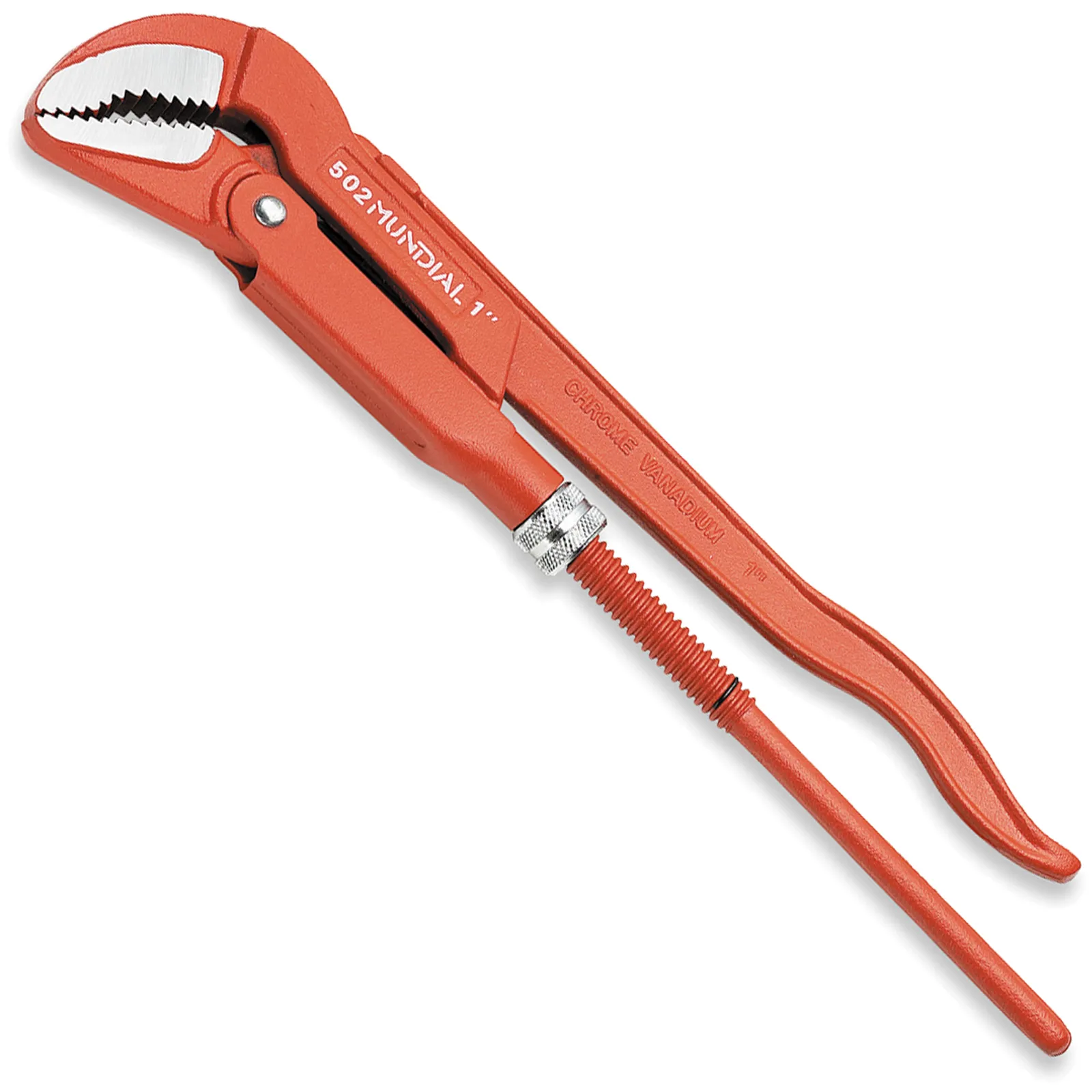 Pinza Giratubo Svedese a 45° MUNDIAL in Acciaio Cr-V e Finitura Verniciata serie 0502