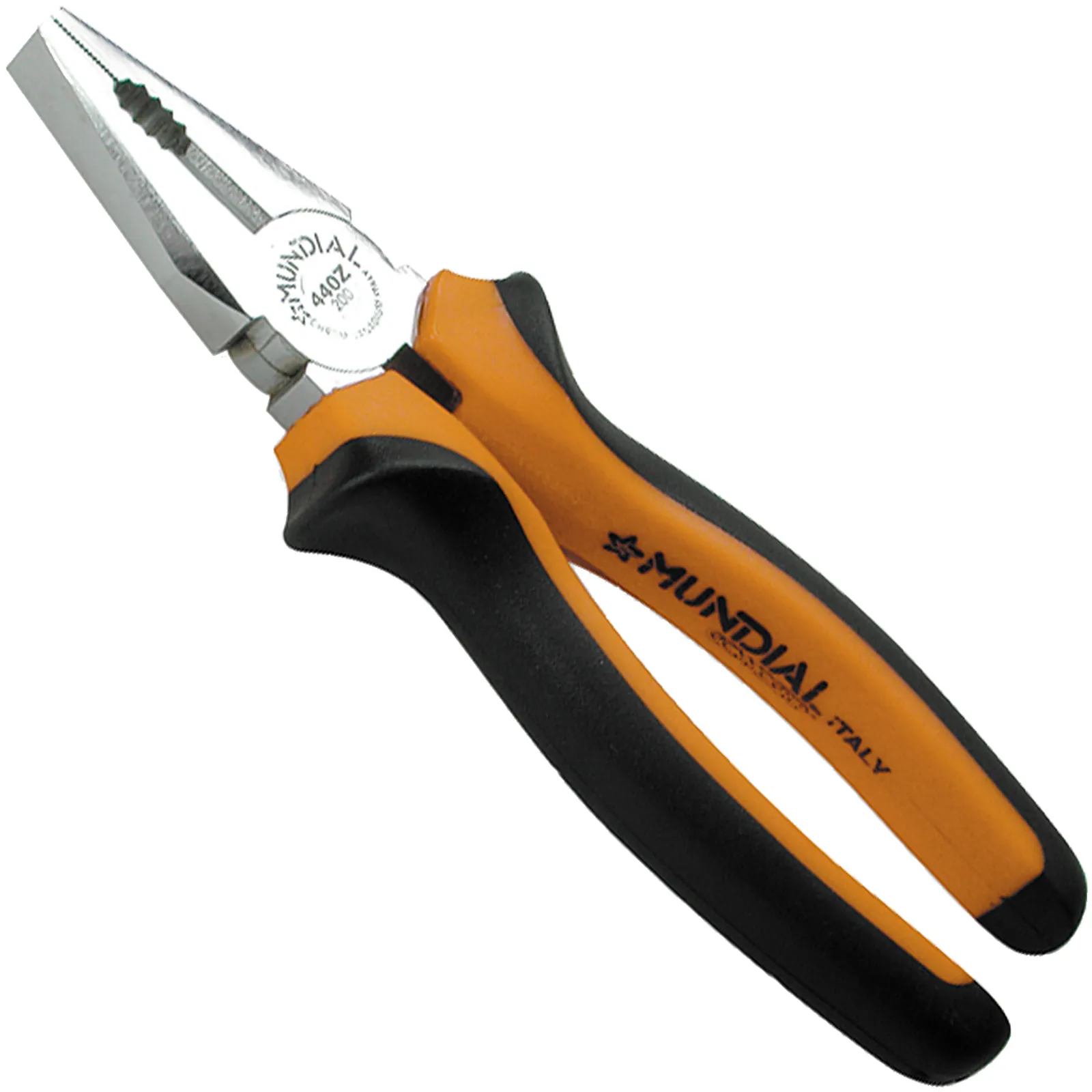Pinza Universale MUNDIAL Multiuso in Acciaio Cr-V con Finitura Cromata e Impugnatura Isolata serie 440Z