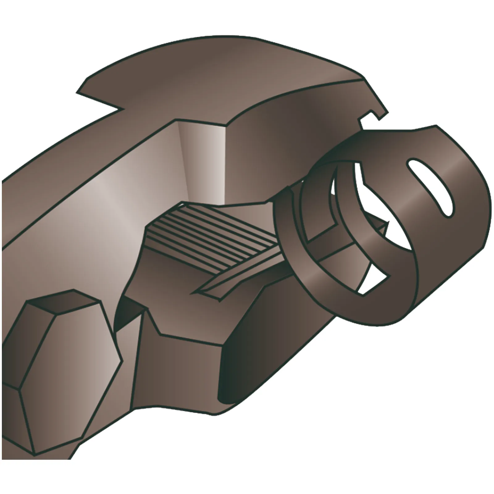 Pinza per Anelli StringiTubo USAG Ganasce a Presa Frontale e Laterale Automotive articolo 871 D - immagine 3