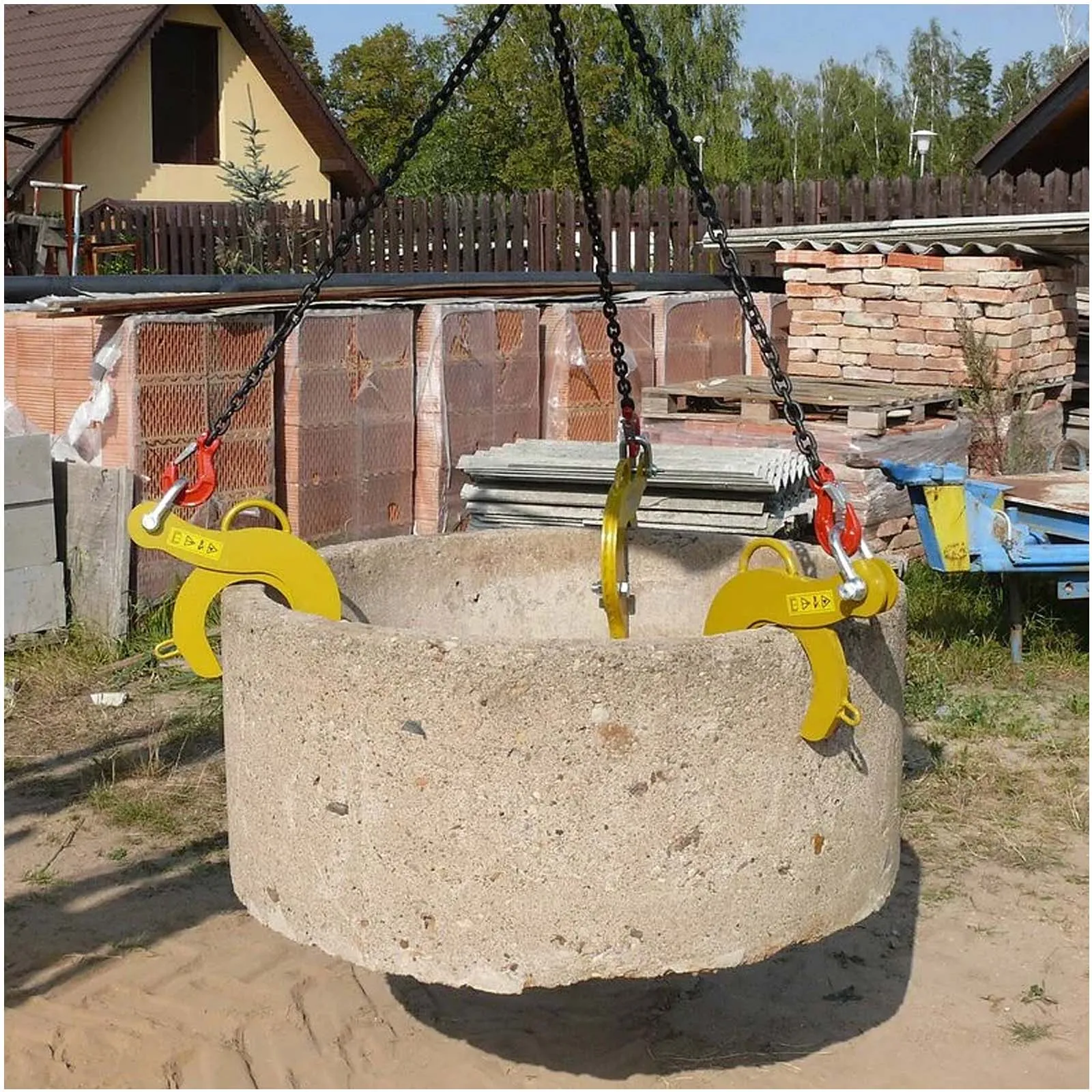 Pinza per Sollevamento Pozzetti e Vasche in Cemento BOSCARO Gancio con Varie Portate e Regolazioni articolo PZP - immagine 4