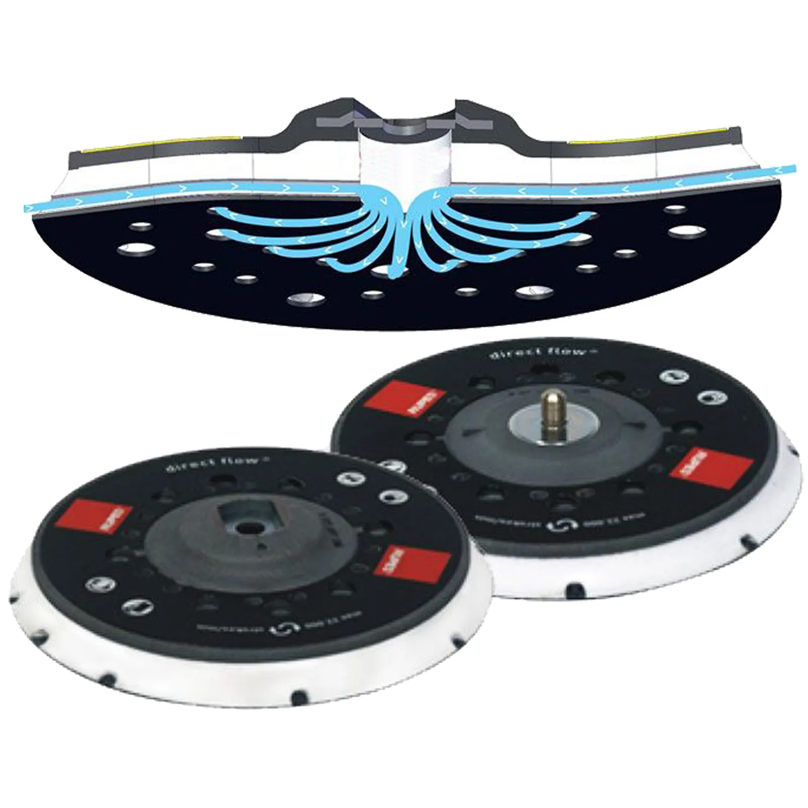 Platorello di Ricambio Velcrato RUPES BigFoot Diametro 150mm Lucidatrici Rotorbitali ER BR RH – 981.500 - immagine 5