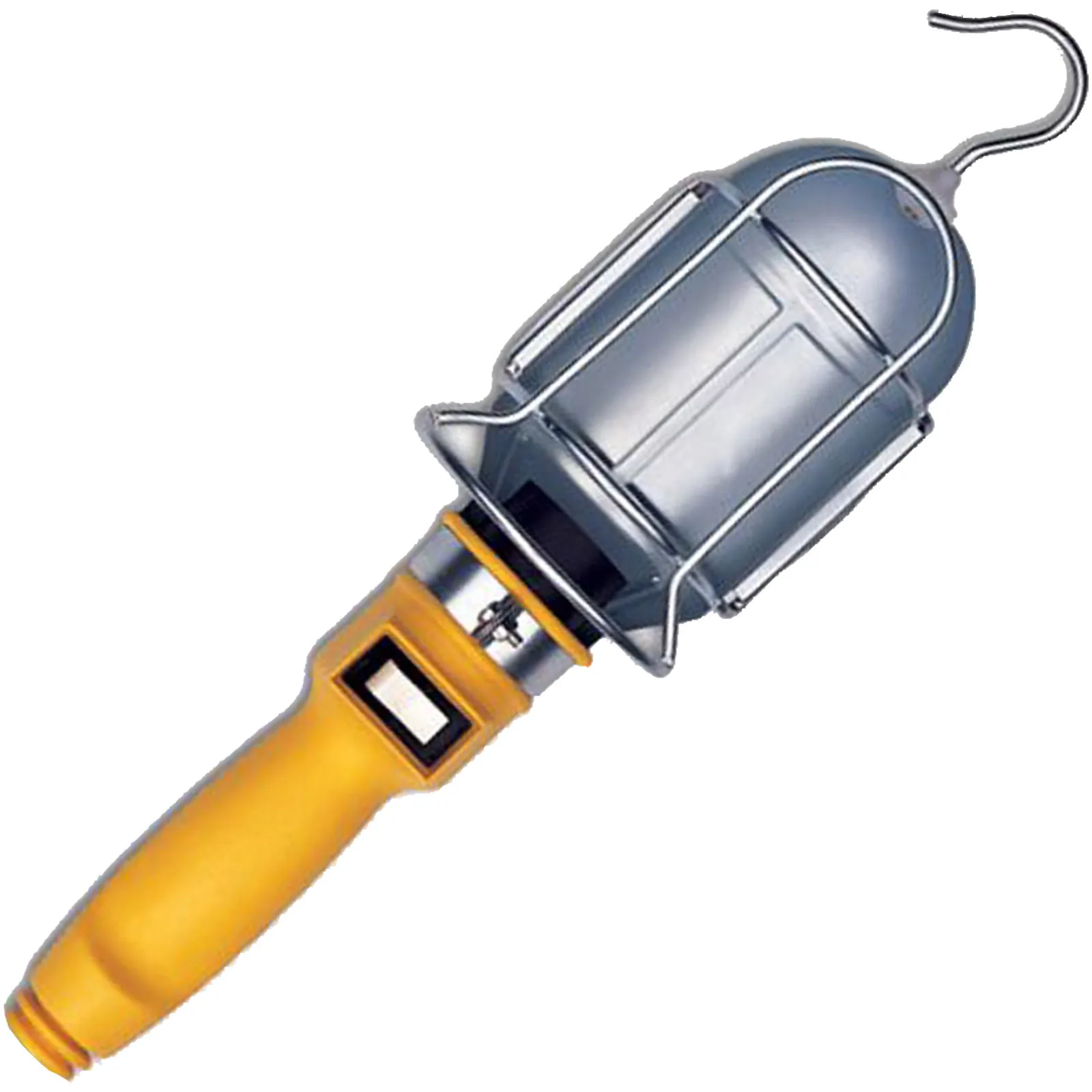 Portalampada Portatile da Officina T306 con Gancio ZECA per Arrotolatori + Lampadine di Ricambio 12V e 24V E27 60W