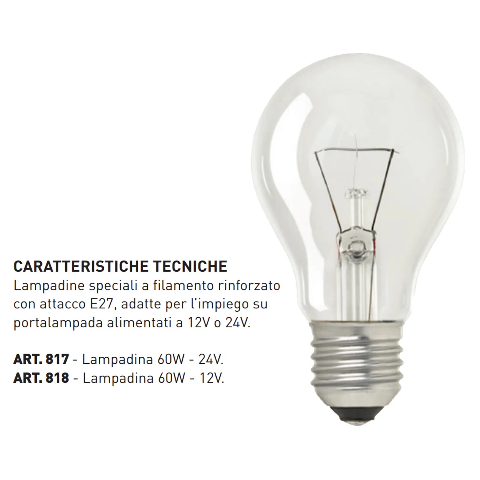Portalampada Portatile da Officina T306 con Gancio ZECA per Arrotolatori + Lampadine di Ricambio 12V e 24V E27 60W - immagine 5