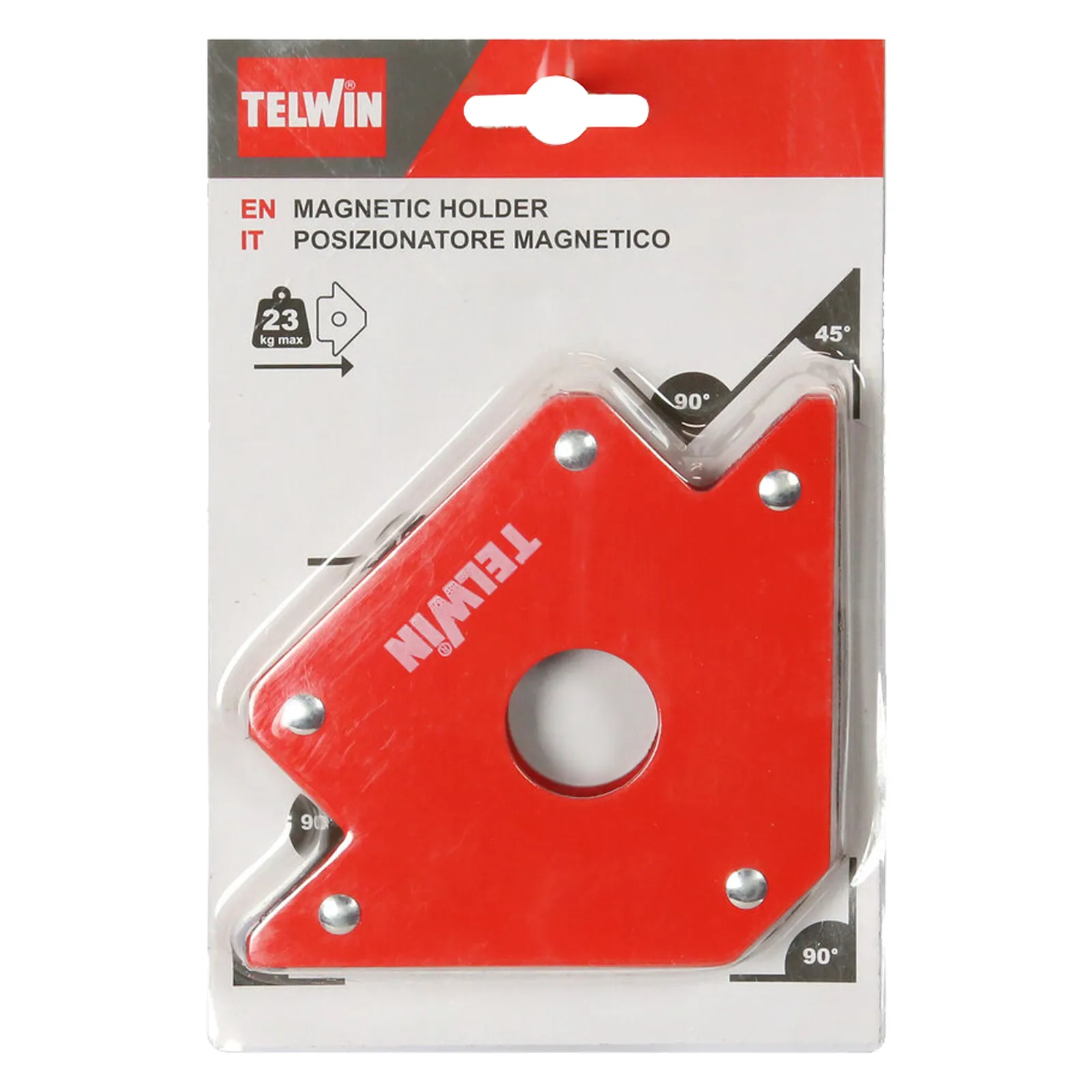 Potente Posizionatore Magnetico TELWIN con Potenza Massima di 23 Kg per Saldatura e Assemblaggio articolo 802583 - immagine 2