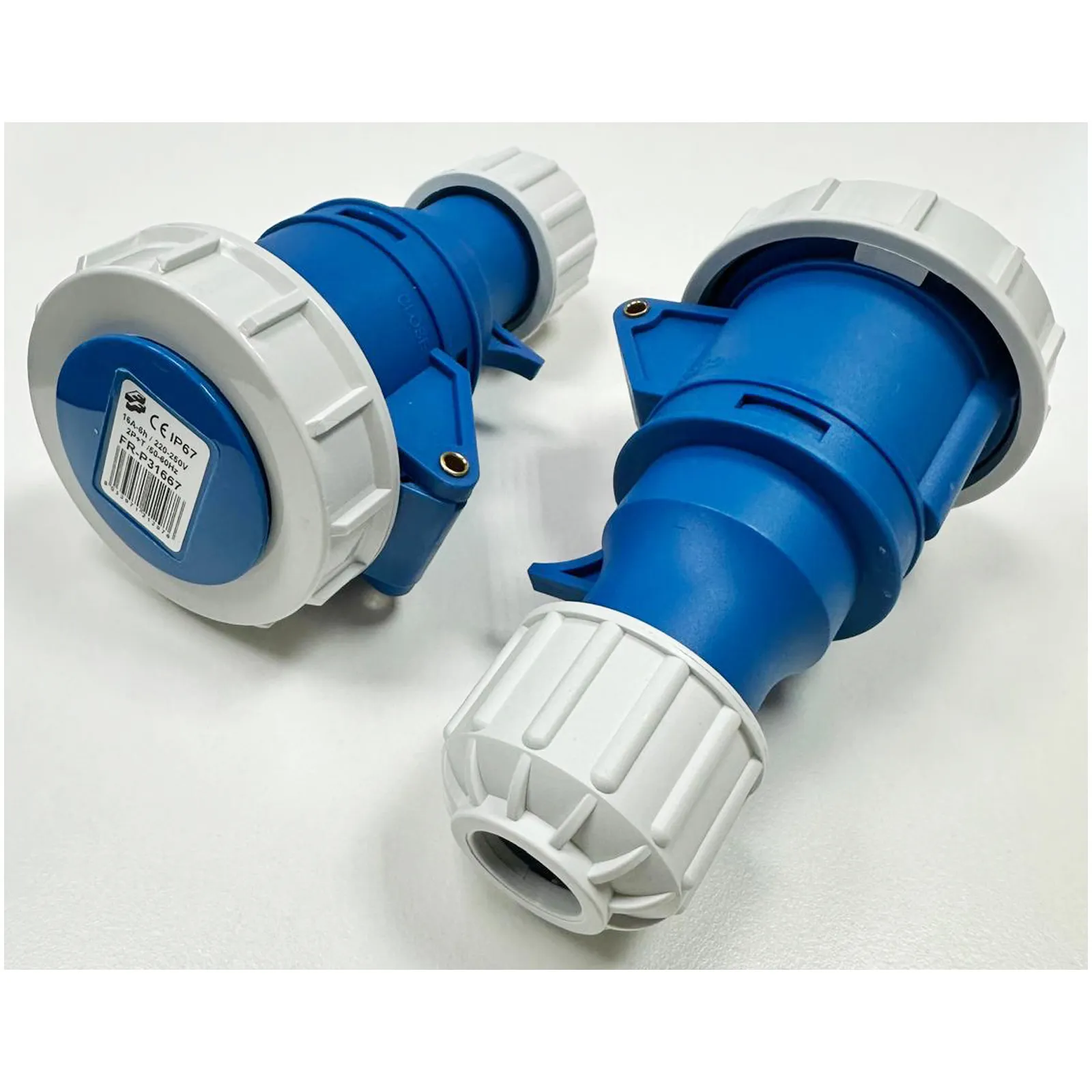 Presa Industriale Monofase CEE 2P+T 16A 220V FRIGGERI Bassa Tensione con Aggancio Rapido e Protezione IP67 articolo FR-P31667 - immagine 2