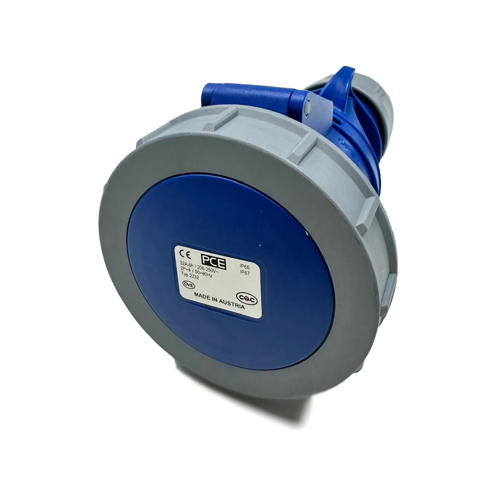 Presa Industriale Monofase CEE 2P+T 32A 220V FRIGGERI Bassa Tensione con Aggancio Rapido e Protezione IP67 articolo FR-P33267 - immagine 3