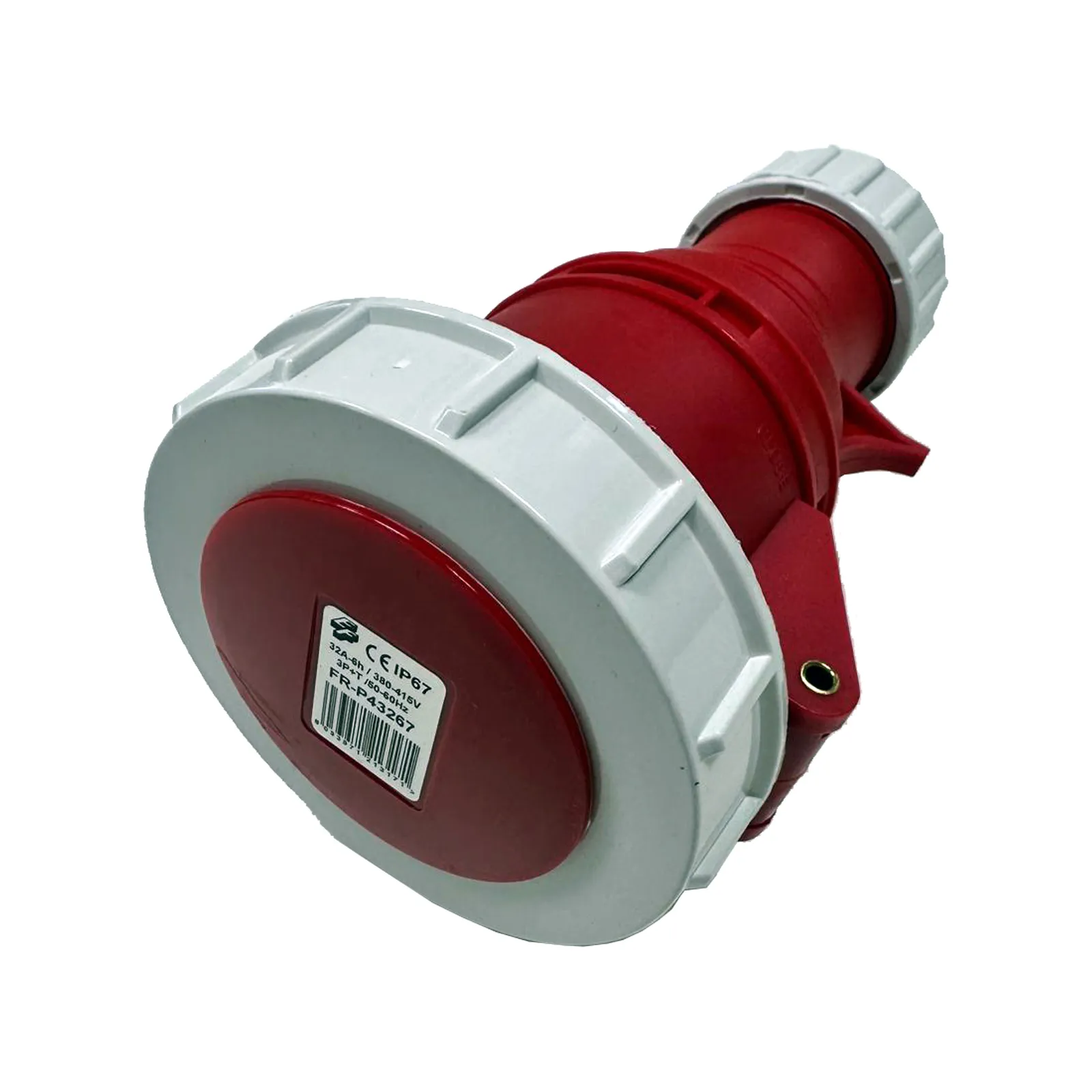 Presa Industriale Trifase CEE 3P+T 32A 380V FRIGGERI Bassa Tensione con Aggancio Rapido e Protezione IP67 articolo FR-P43267 - immagine 3