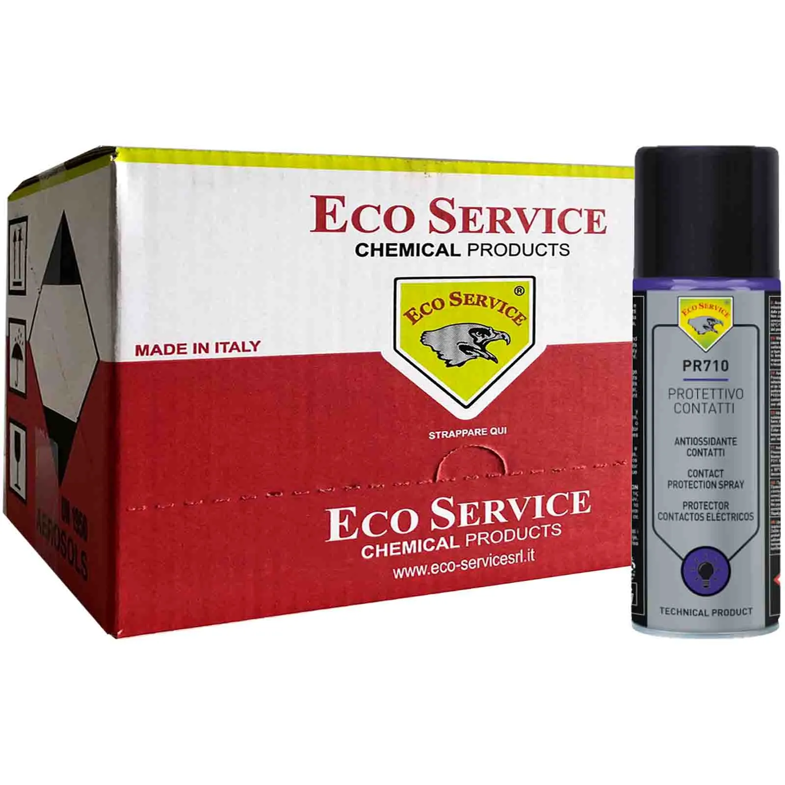Protettivo Contatti Elettrici Spray ECO SERVICE in Bomboletta da 200ml Antiossidante Universale PR710 - immagine 2