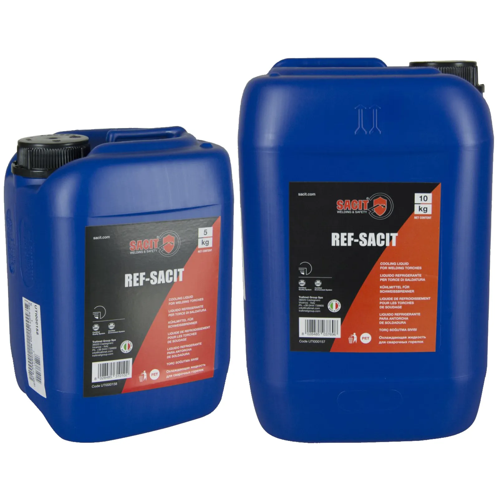 Refrigerante per Circuiti delle Saldatrici SACIT Cooling Liquid per Torce di Saldatura Anti-Corrosivo Lubrificante Meccanismi articolo REF-SACIT