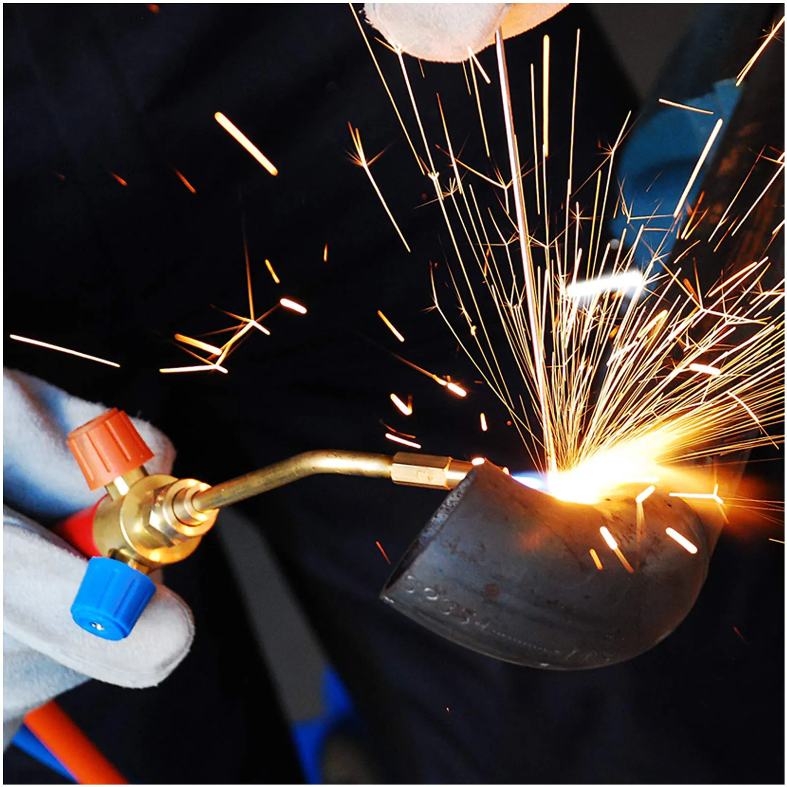 Unità per Saldobrasatura ROTHENBERGER Bombole Ossigeno e Acetilene, Tubi, Ugelli, Occhiali e Regolatore di Pressione modello ROXY KIT PLUS 3100°C - immagine 4