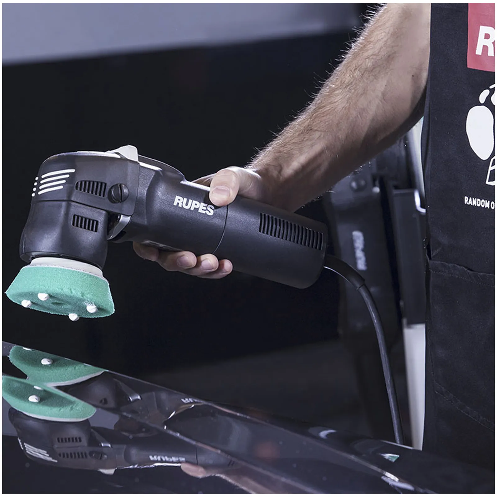 Lucidatrice Rotorbitale per Carrozzeria Auto RUPES BigFoot Ø75mm Orbita 12mm LHR75E Versione LUXURY KIT - immagine 4