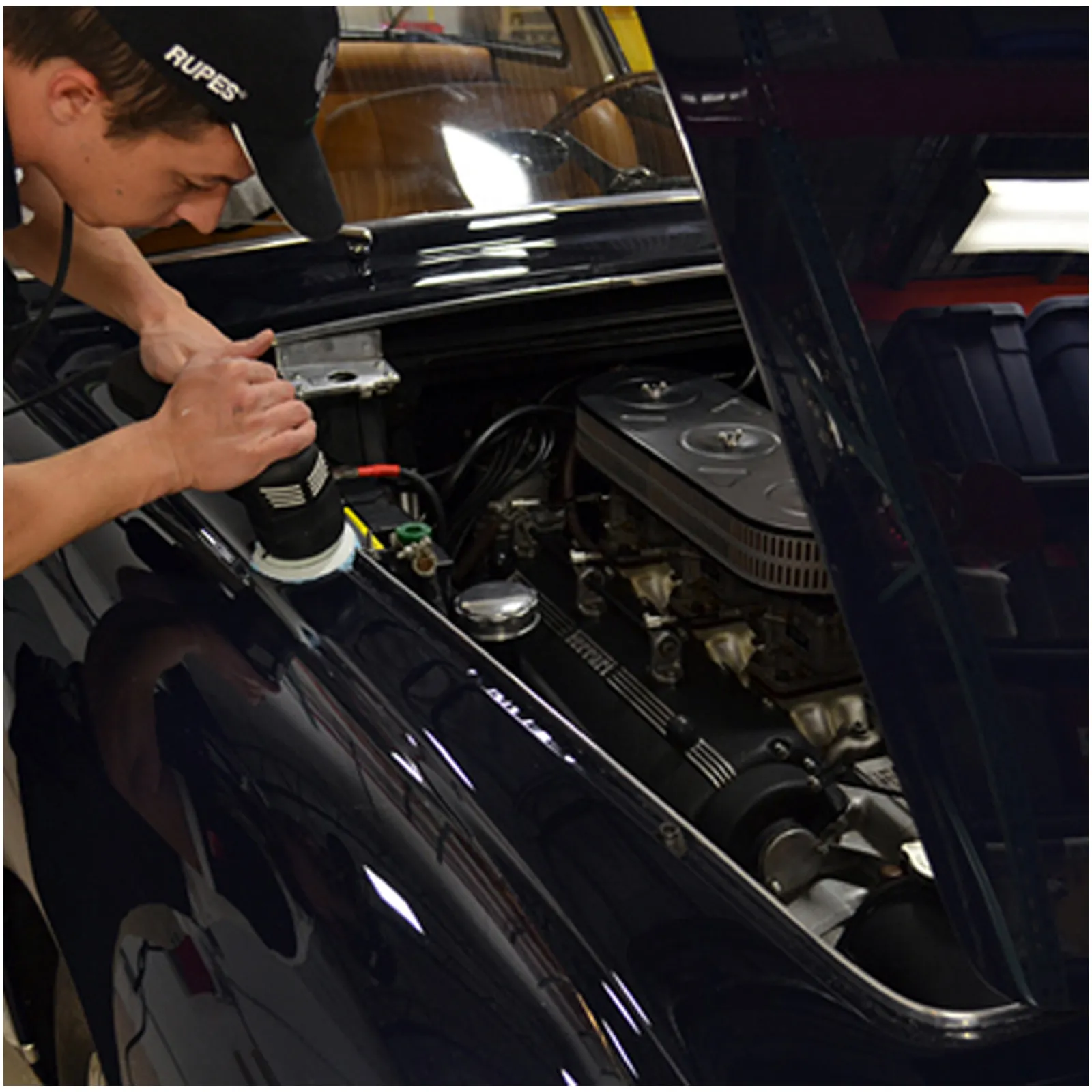 Lucidatrice Rotorbitale per Carrozzeria Auto RUPES BigFoot Ø75mm Orbita 12mm LHR75E Versione LUXURY KIT - immagine 3