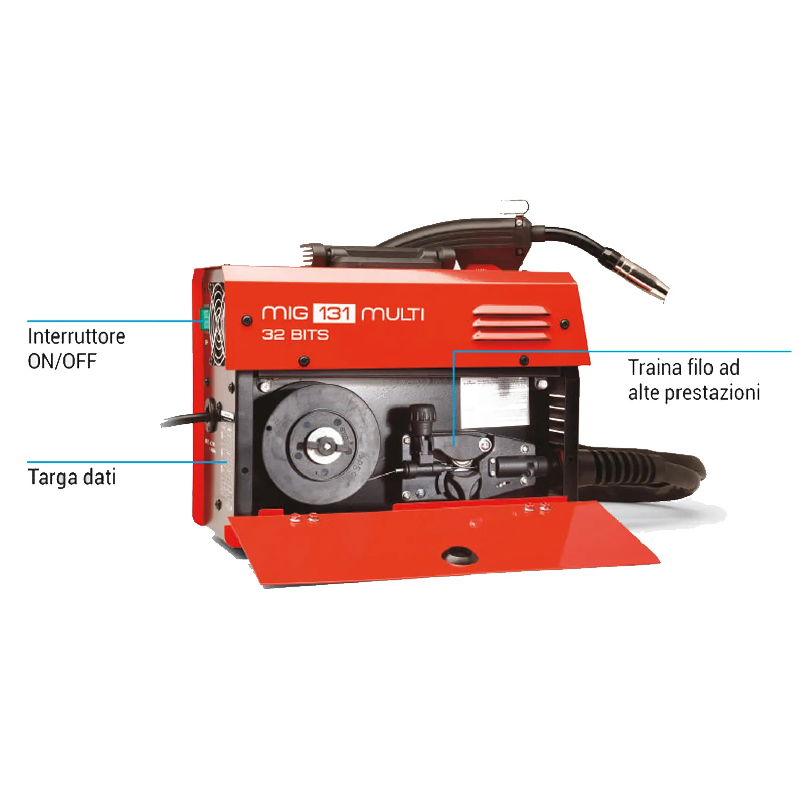 Saldatrice Inverter Multifunzione 120A STAYER WELDING Saldatura TIG MIG MMA Elettrodo Filo Animato 0,9mm modello MIG 131 Multi - immagine 8