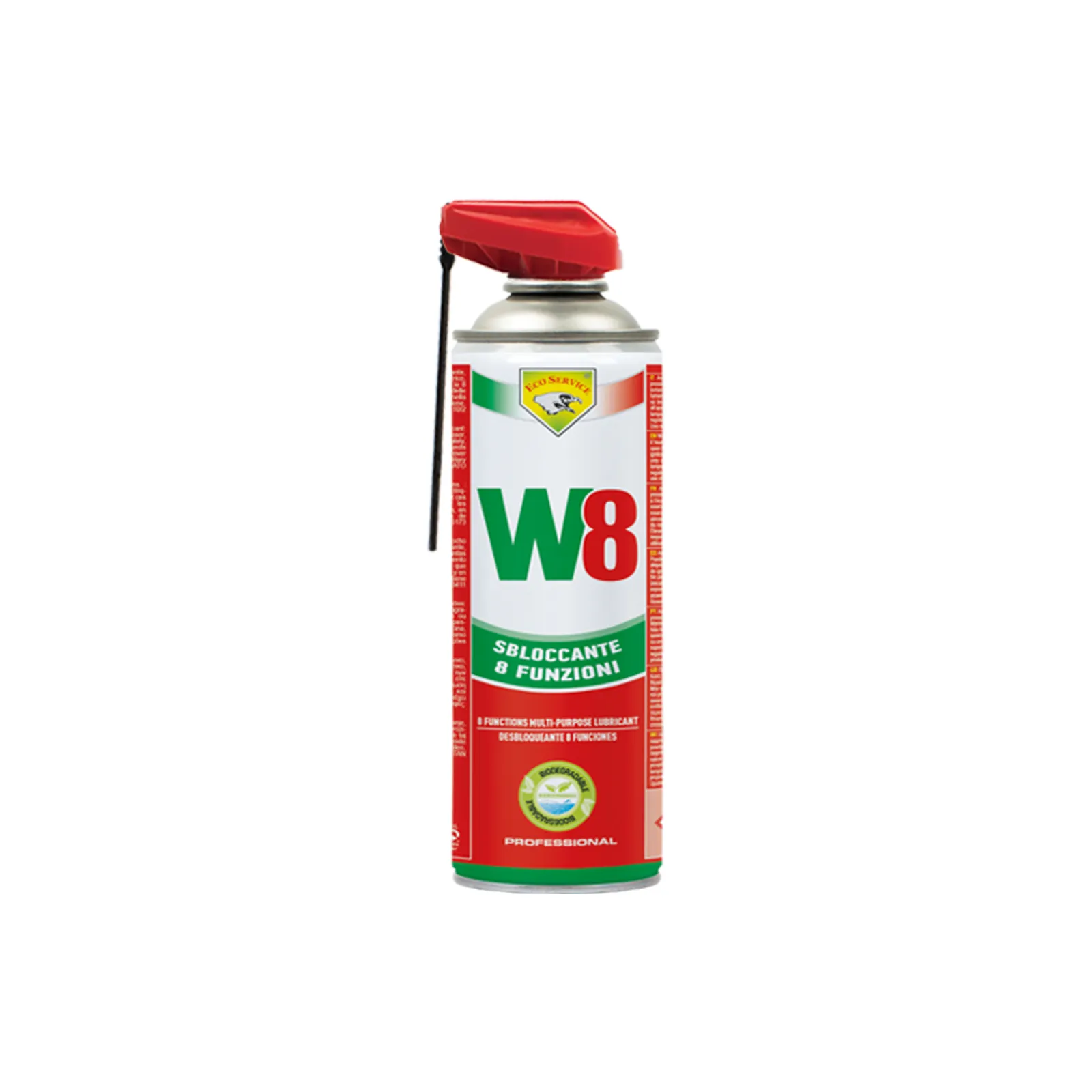 Sbloccante Spray 8 Funzioni ECO SERVICE Biodegradabile Protettivo Lubrificante Sgrassante Anticorrosivo W8 - immagine 4
