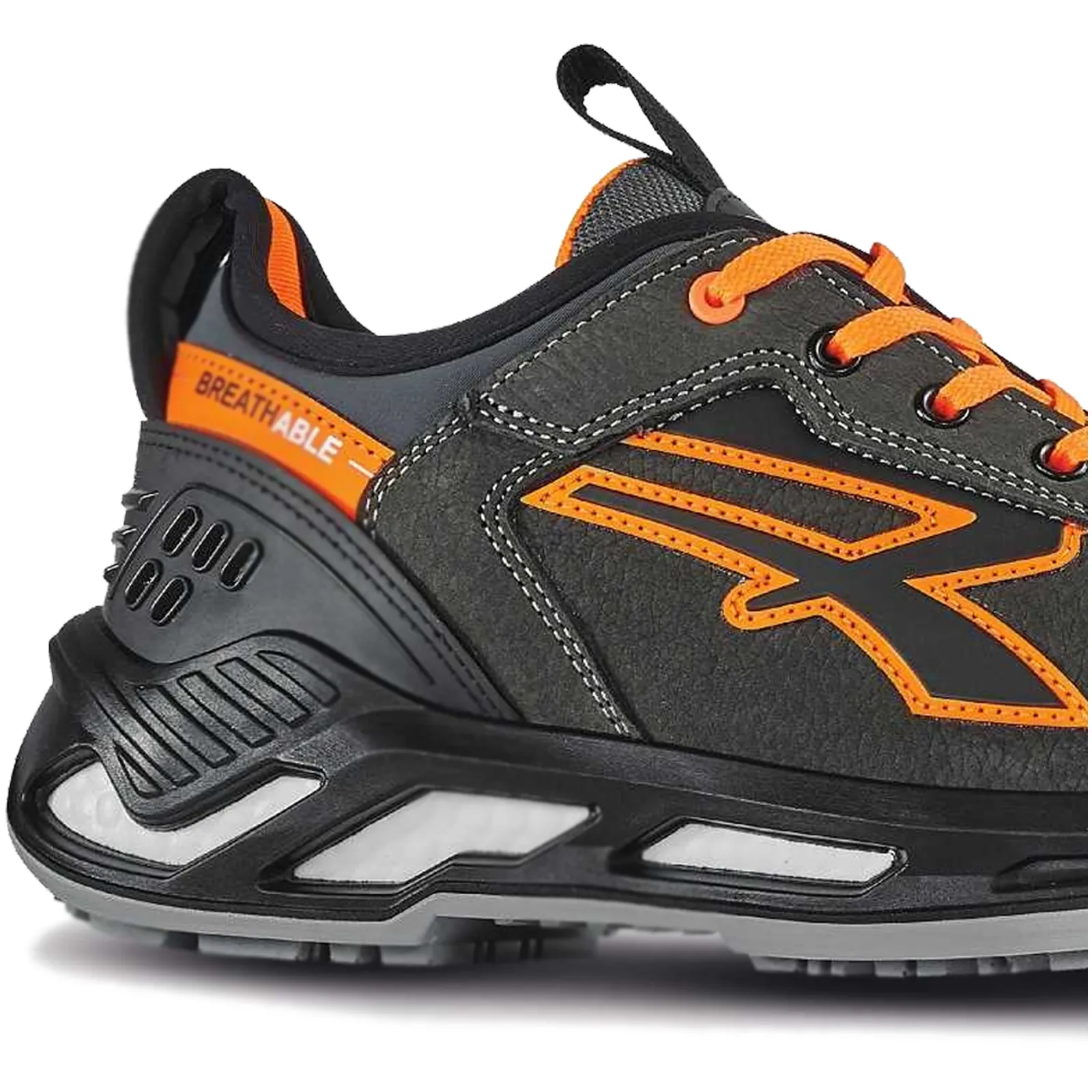 Scarpe Antinfortunistiche Basse in Pelle da Lavoro U-POWER Linea Red 360 da Uomo Donna DUKE S3 - immagine 3