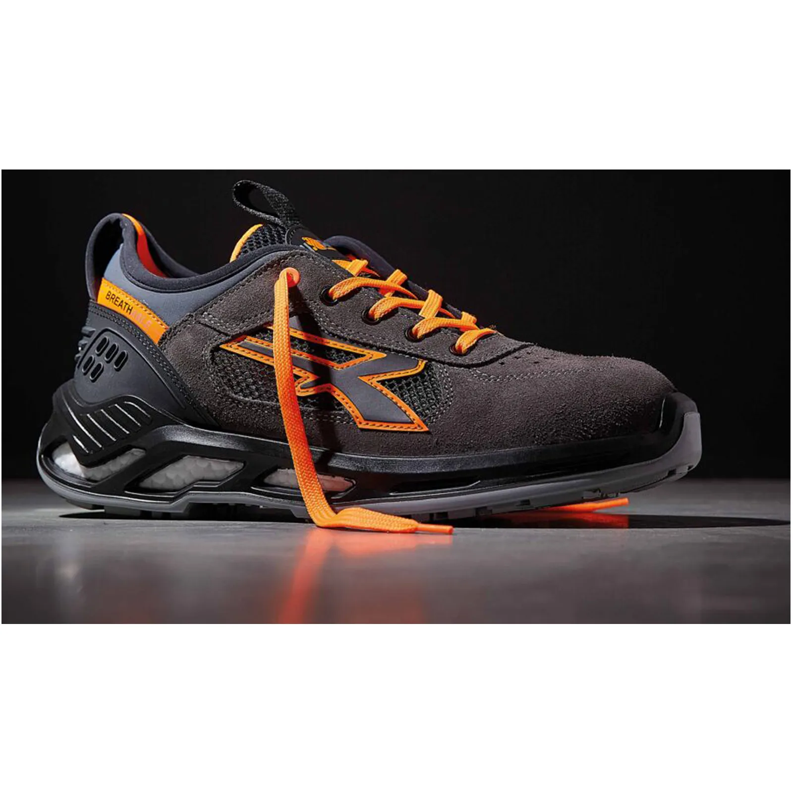 Scarpe Antinfortunistiche Basse in Pelle da Lavoro U-POWER Linea Red 360 da Uomo Donna DUKE S3 - immagine 9