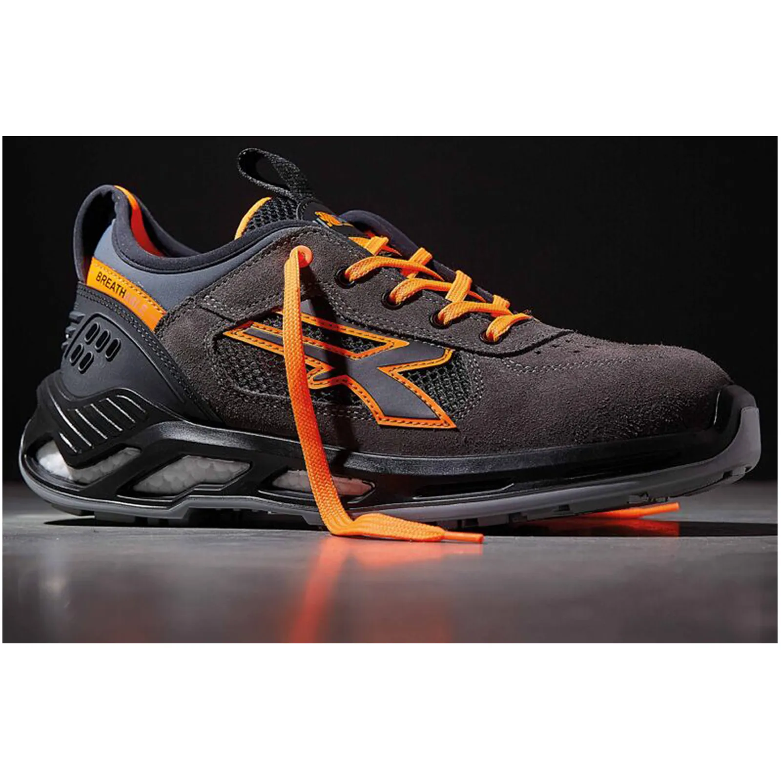 Scarpe Antinfortunistiche Basse in Pelle da Lavoro U-POWER Linea Red 360 da Uomo Donna RICK S3 - immagine 9