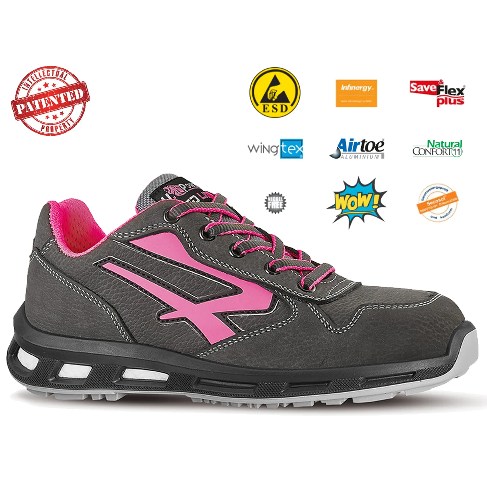 Scarpe Antinfortunistiche Basse da Lavoro in Pelle U-POWER Femminile da Donna CANDY S3 - immagine 2