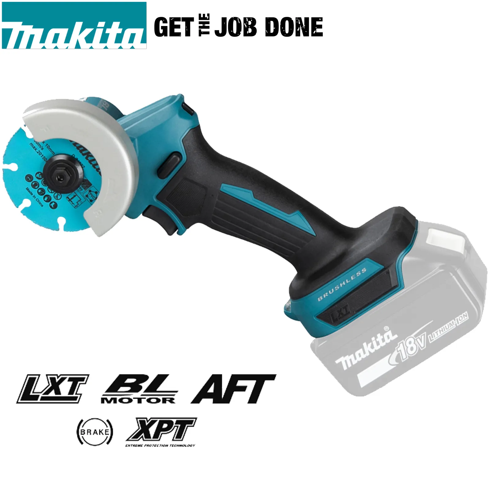 Sega Diamantata a Batteria 18V MAKITA Disco 76mm Taglio 16mm Motore Brushless DMC300ZJ - immagine 2
