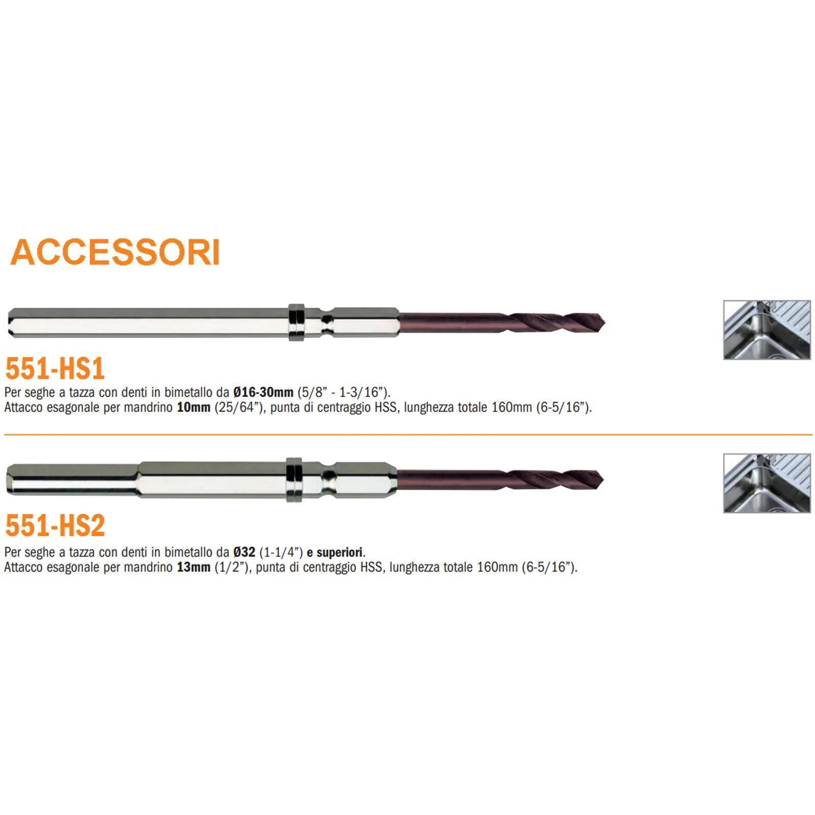 Sega a Tazza con Denti Bi-Metal CMT Taglio Secco Umido 8% di Cobalto per Acciaio Ghisa Rame Ferro Lamiera Ottone 551 - immagine 4