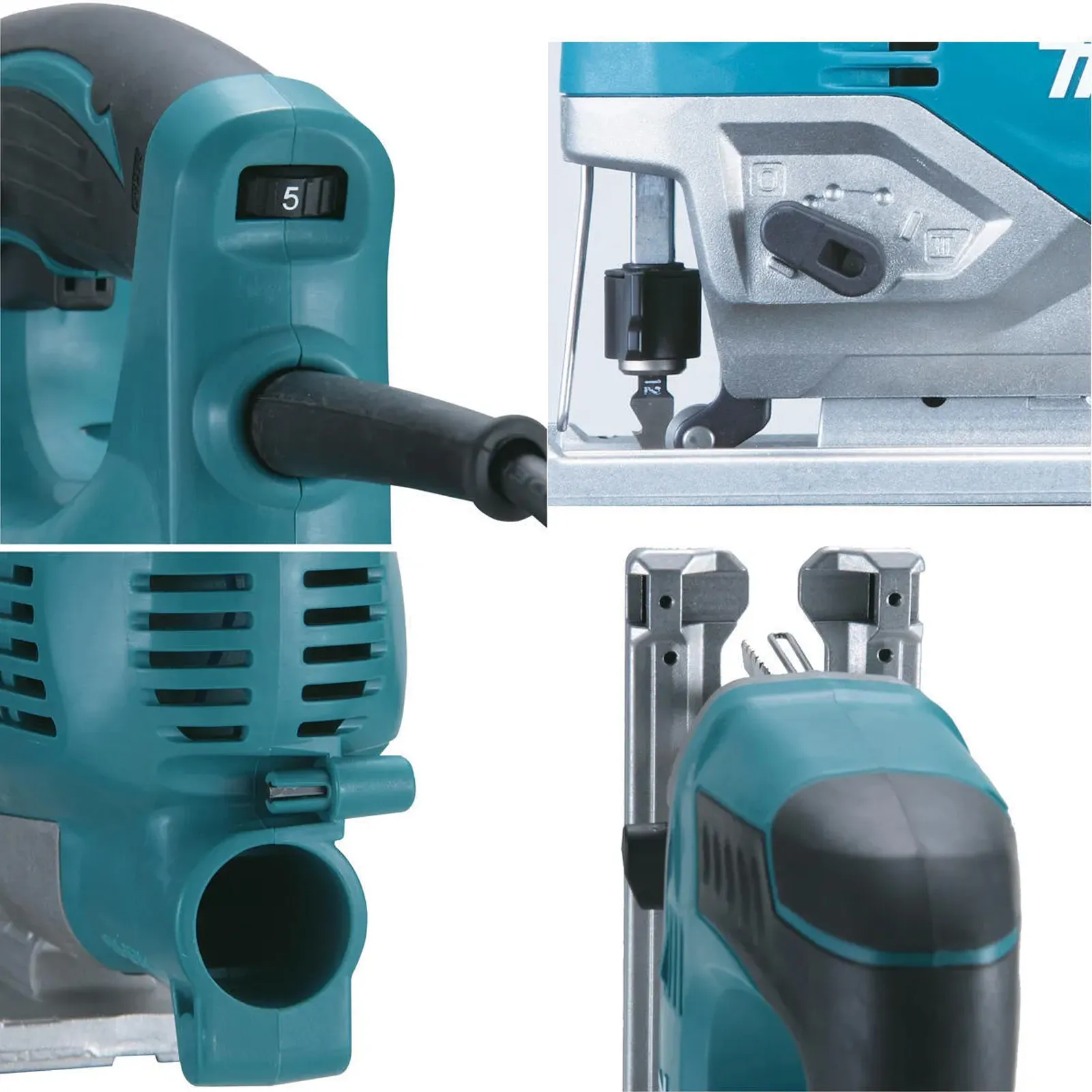 Seghetto Alternativo 650W Legno MAKITA Corsa Lama 23 mm Tagli 45° Dx-Sx Orbita Regolabile JV0600J - immagine 3
