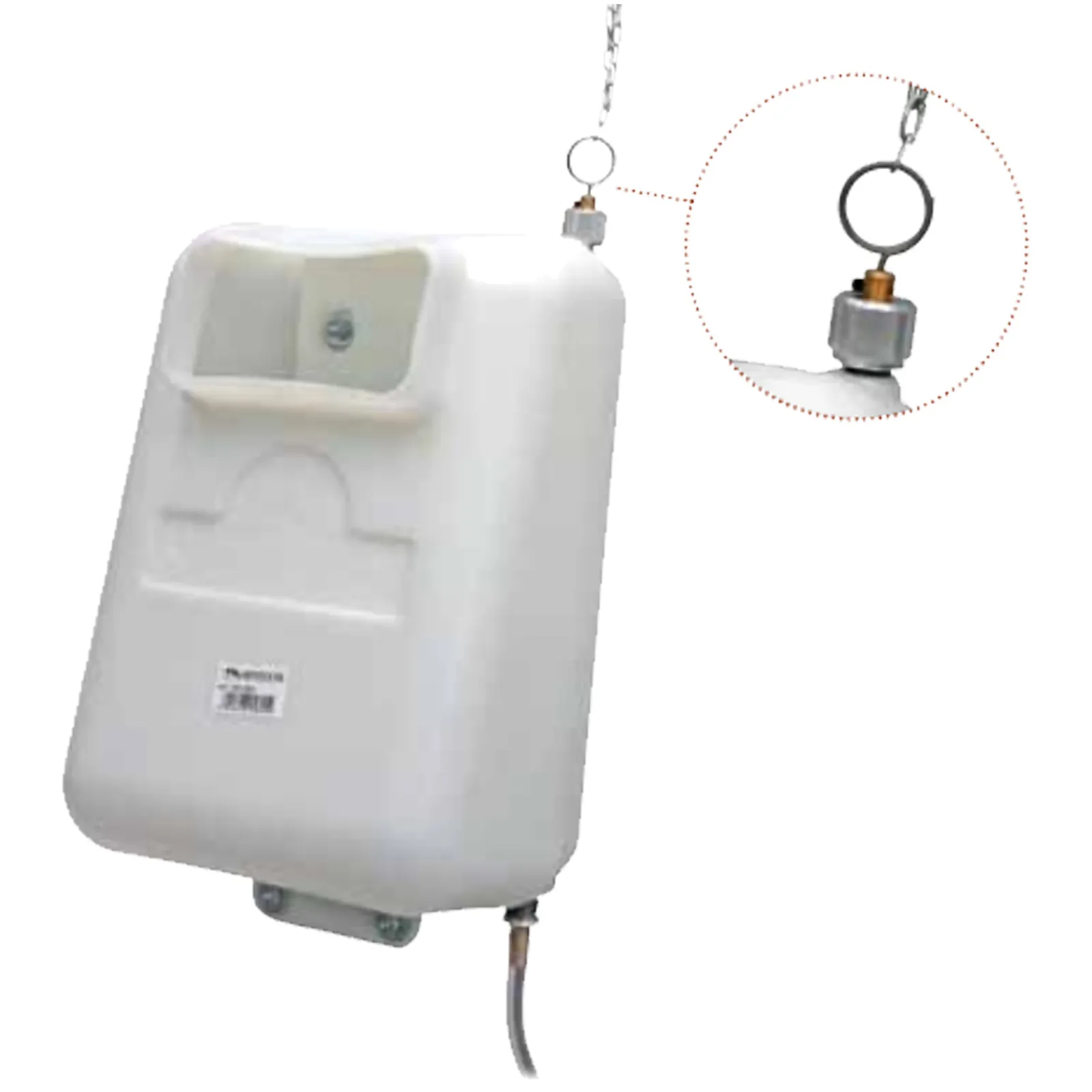 Serbatoio di Ricambio Accessorio RAIMONDI da 12 Litri con Sistema di Regolazione Flusso per Mixititina e Supertitina articolo 103 SM - immagine 2