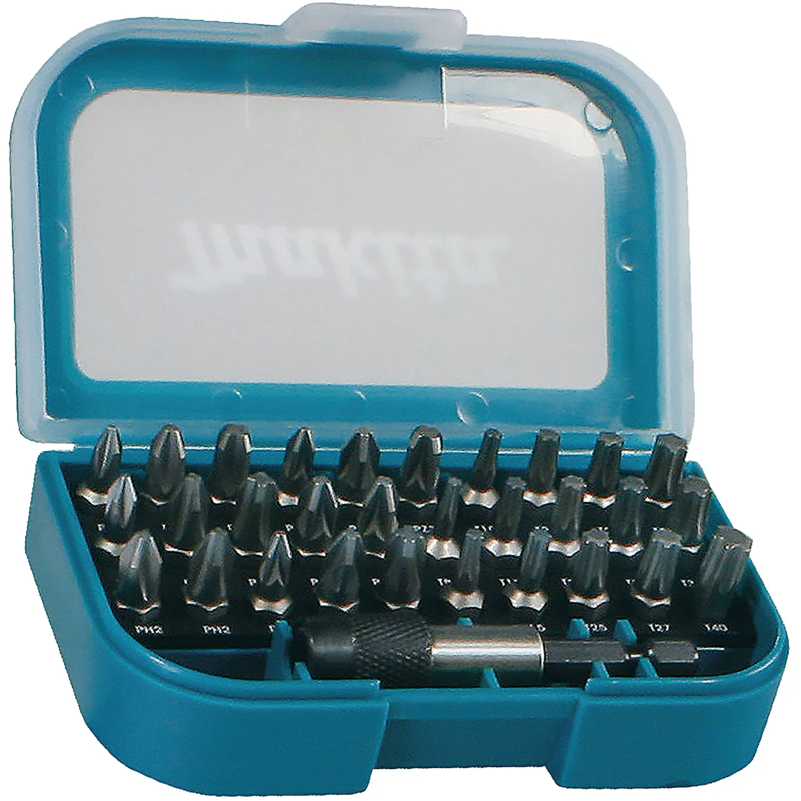 Serie 31 Inserti per Avvitatura MAKITA Punte Bits Esagonali 1/4″ Portainserti Magnetico per Avvitatore Giraviti Set P-73374 - immagine 2