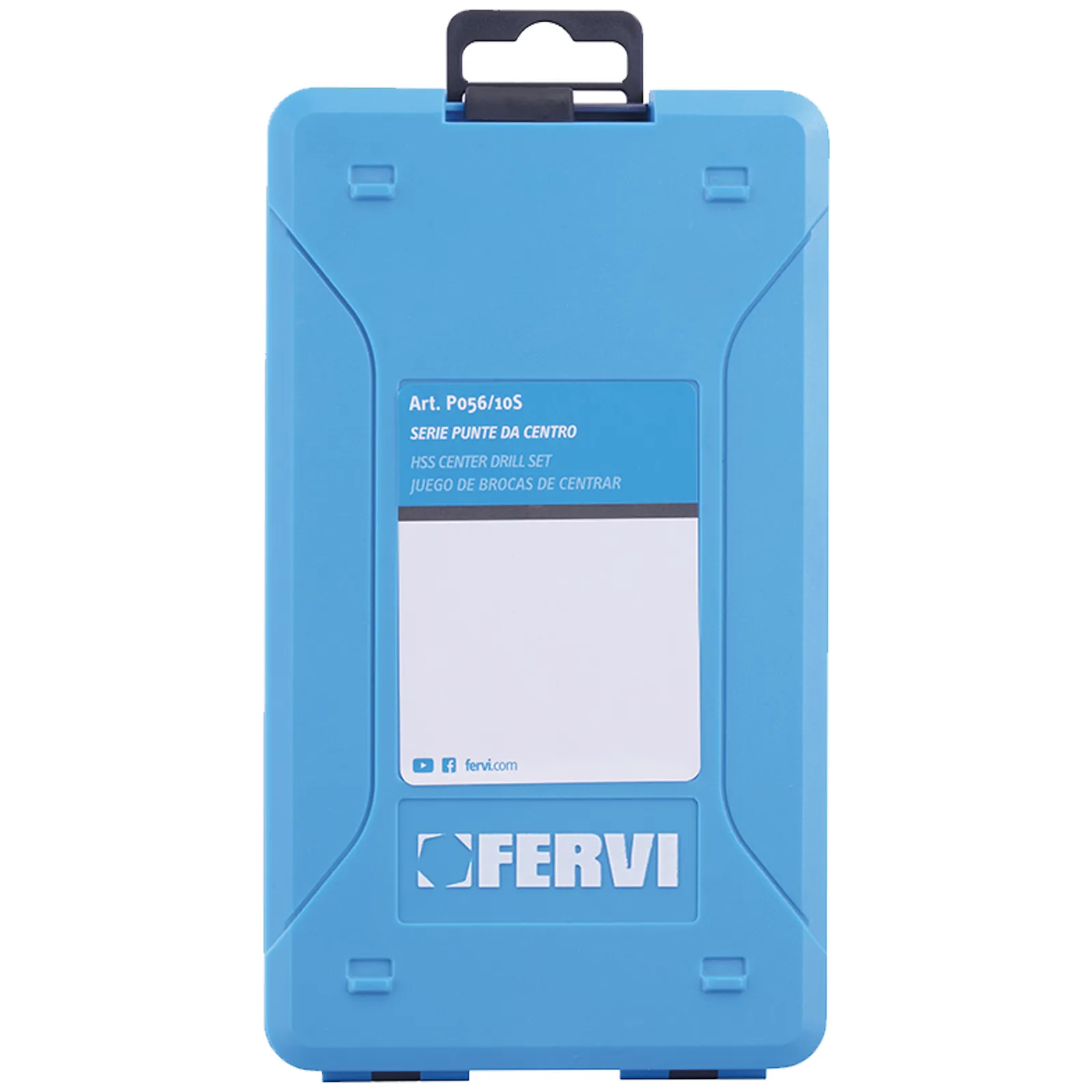 Set Kit 10 Punte da Centro Rettificate FERVI con Scanalature Vaporizzate Angolo Conicità 60° in Acciaio P056/10S - immagine 2