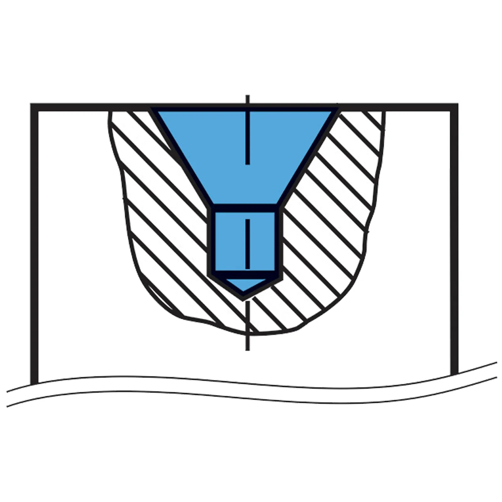 Set Kit 10 Punte da Centro Rettificate FERVI con Scanalature Vaporizzate Angolo Conicità 60° in Acciaio P056/10S - immagine 3