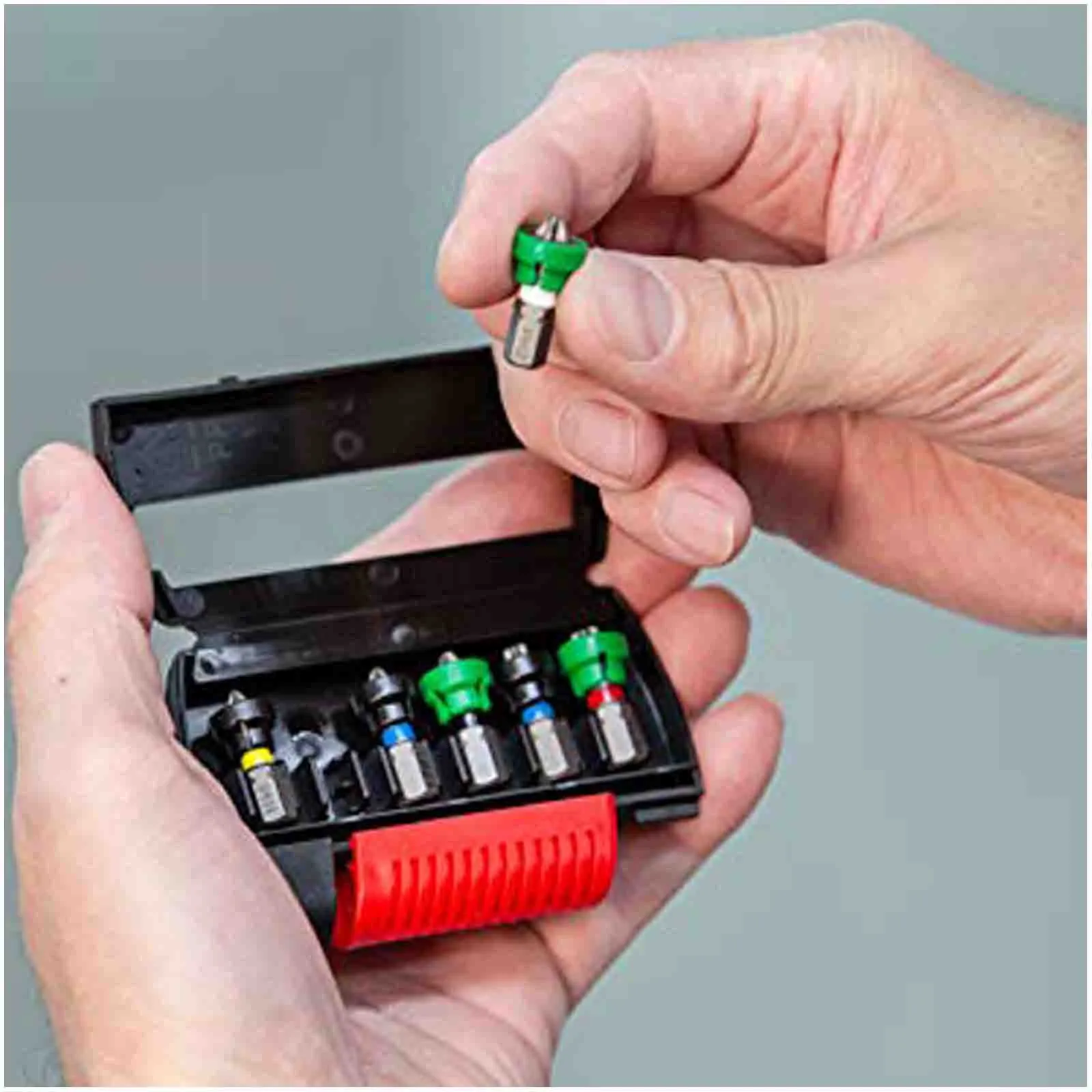 Assortimento 7 Inserti Bit Cartongesso LTI KRINO Magnetici Set Kit per Avvitatore Avvitatura PH PZ TX articolo MYBIT7 MAG-Bit+ - immagine 3