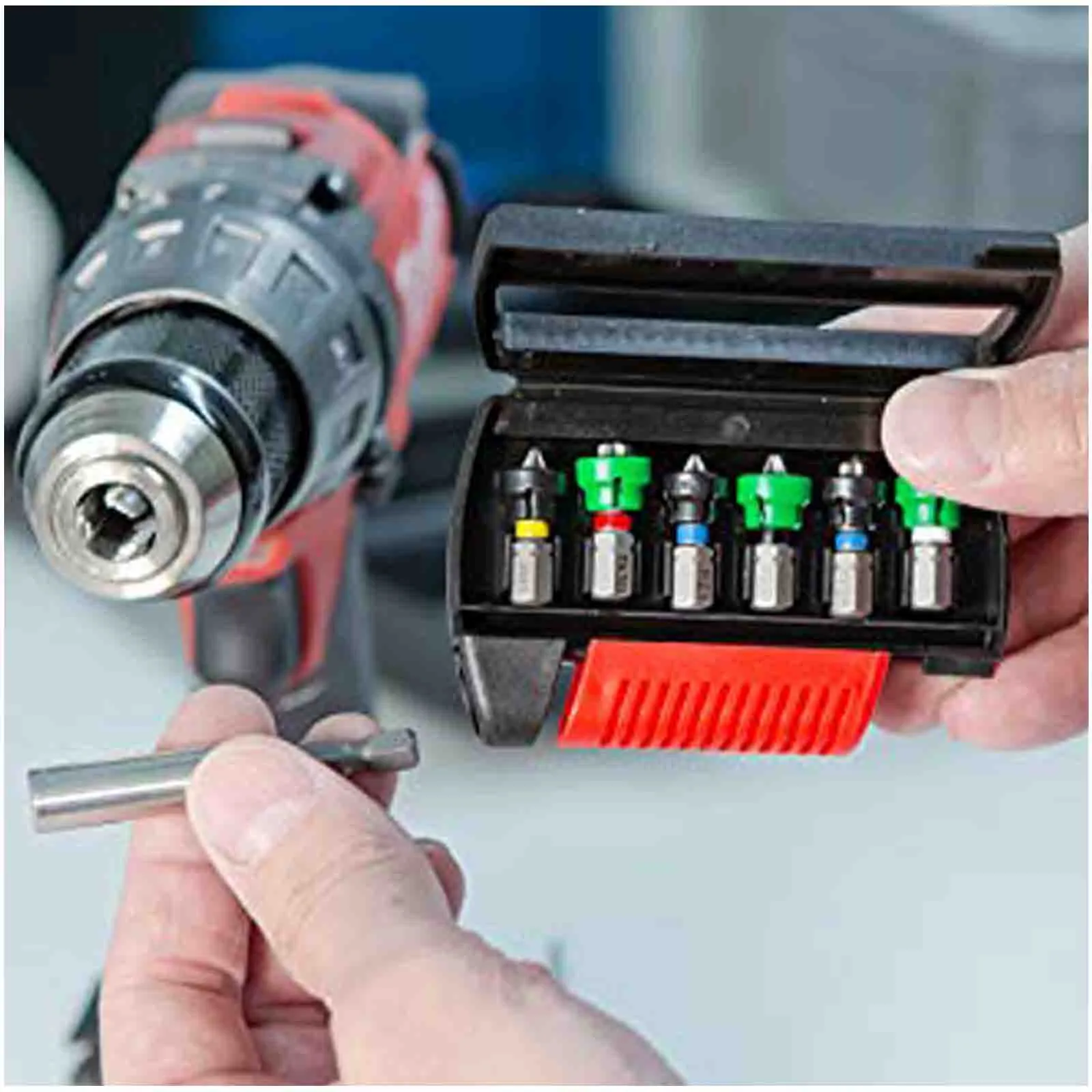 Assortimento 7 Inserti Bit Cartongesso LTI KRINO Magnetici Set Kit per Avvitatore Avvitatura PH PZ TX articolo MYBIT7 MAG-Bit+ - immagine 4