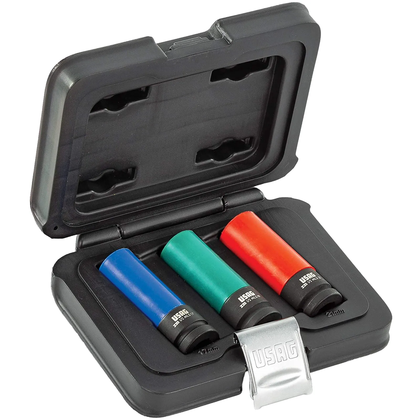 Set 3 Chiavi a Bussola Esagonali USAG 17-18-19mm in Teflon per Cerchi in Lega Serie 270 C/C3