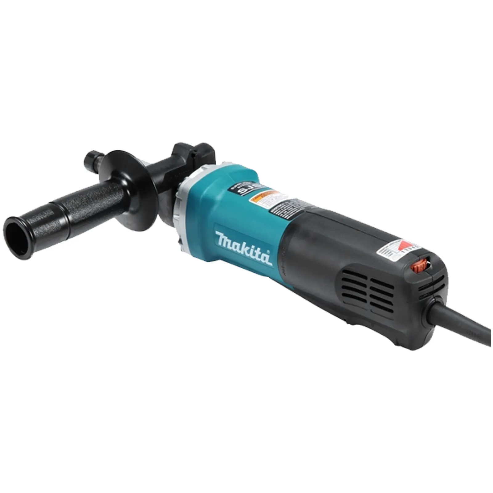 Smerigliatrice Dritta con Pinza 6mm MAKITA Assiale Interruttore Palmare Potenza 750W Flex Diritto modello GD0801C - immagine 4