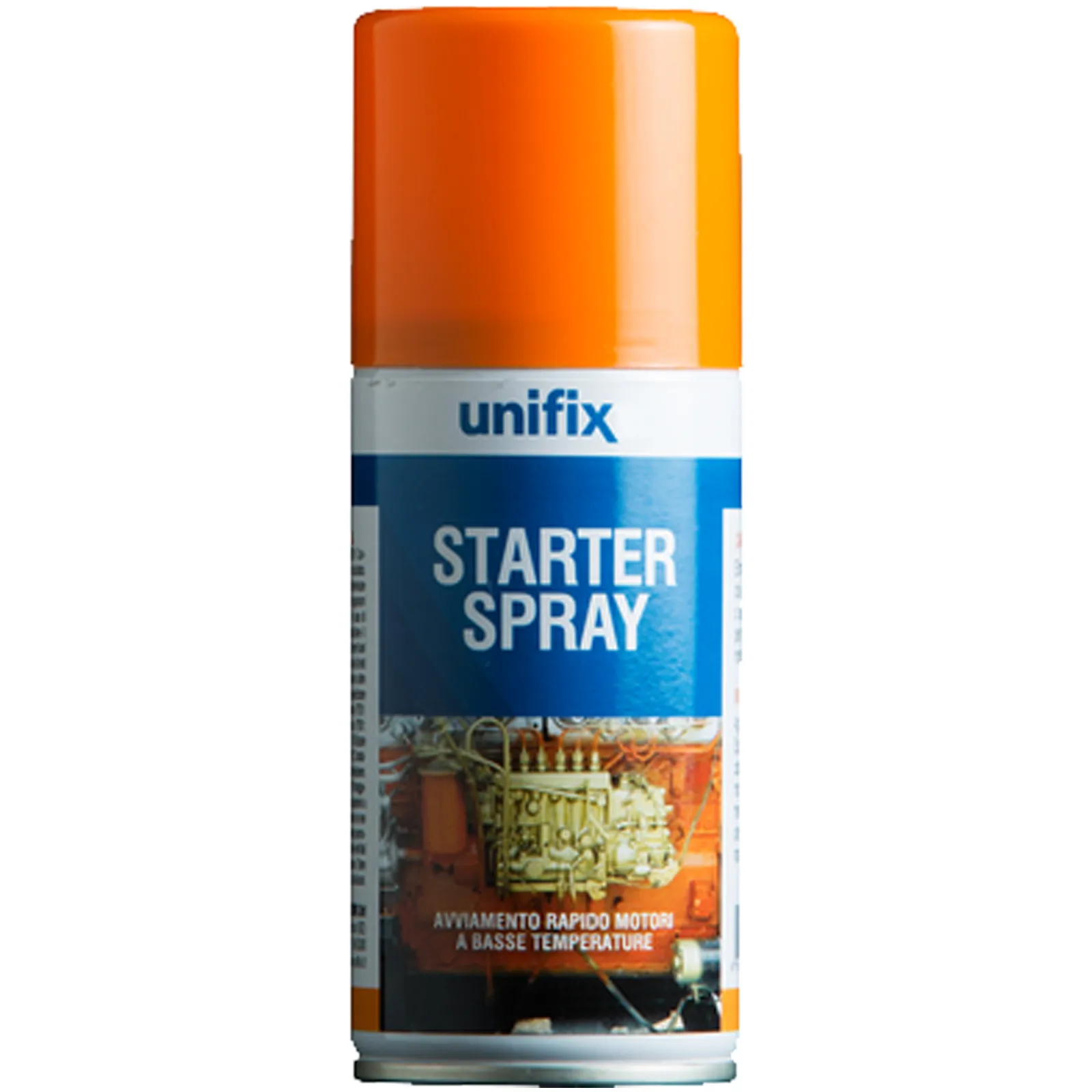 Spray per Avviamento Rapido Motori in Bomboletta da 150ml UNIFIX Diesel, Benzina, Macchine Agricole, Fuoribordo STARTER SPRAY