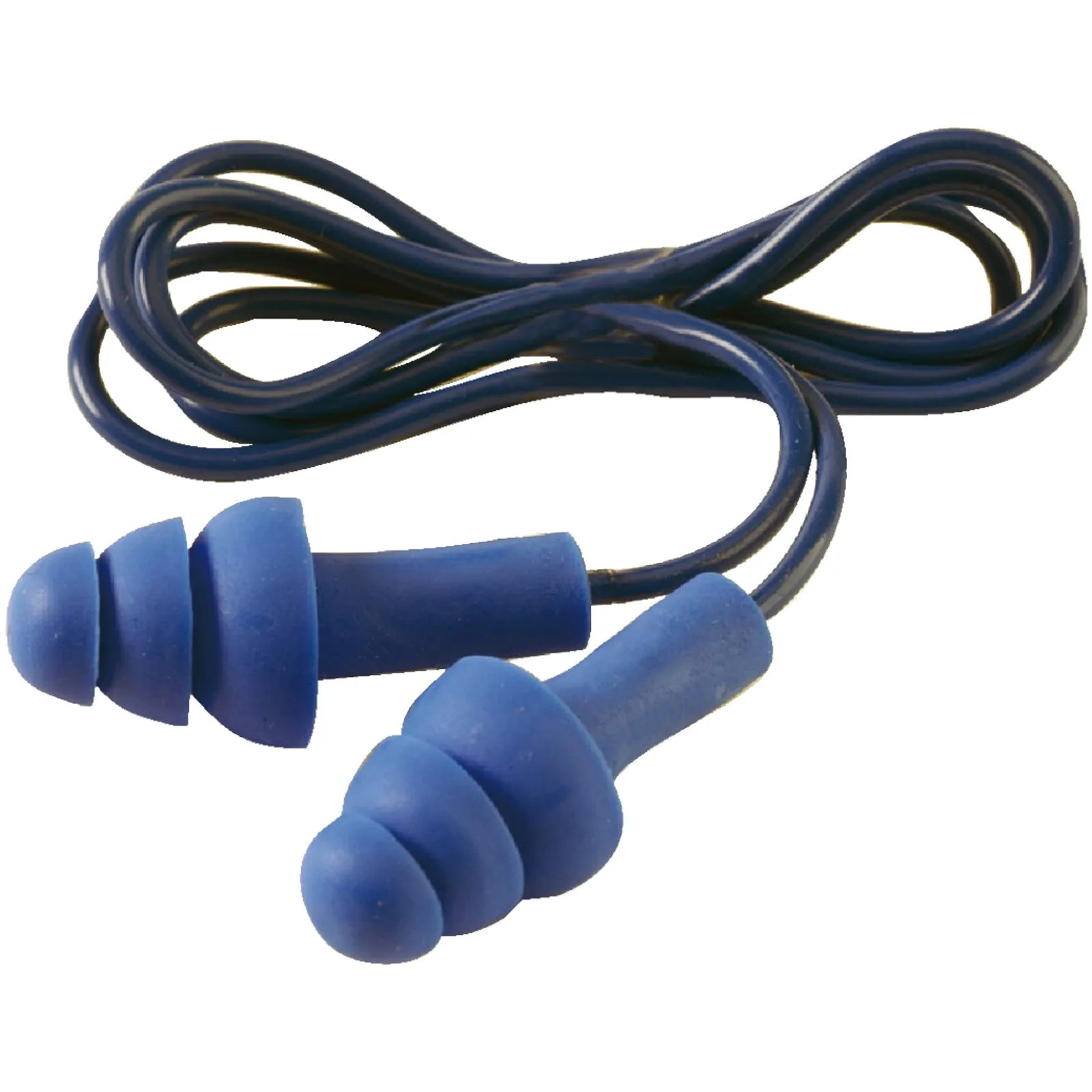 Tappi Inserti Antirumore 29 dB SNR Riutilizzabili 3M Flangiati con Cordino in Polimero 50 Paia Settore Alimentare modello TR-01-000