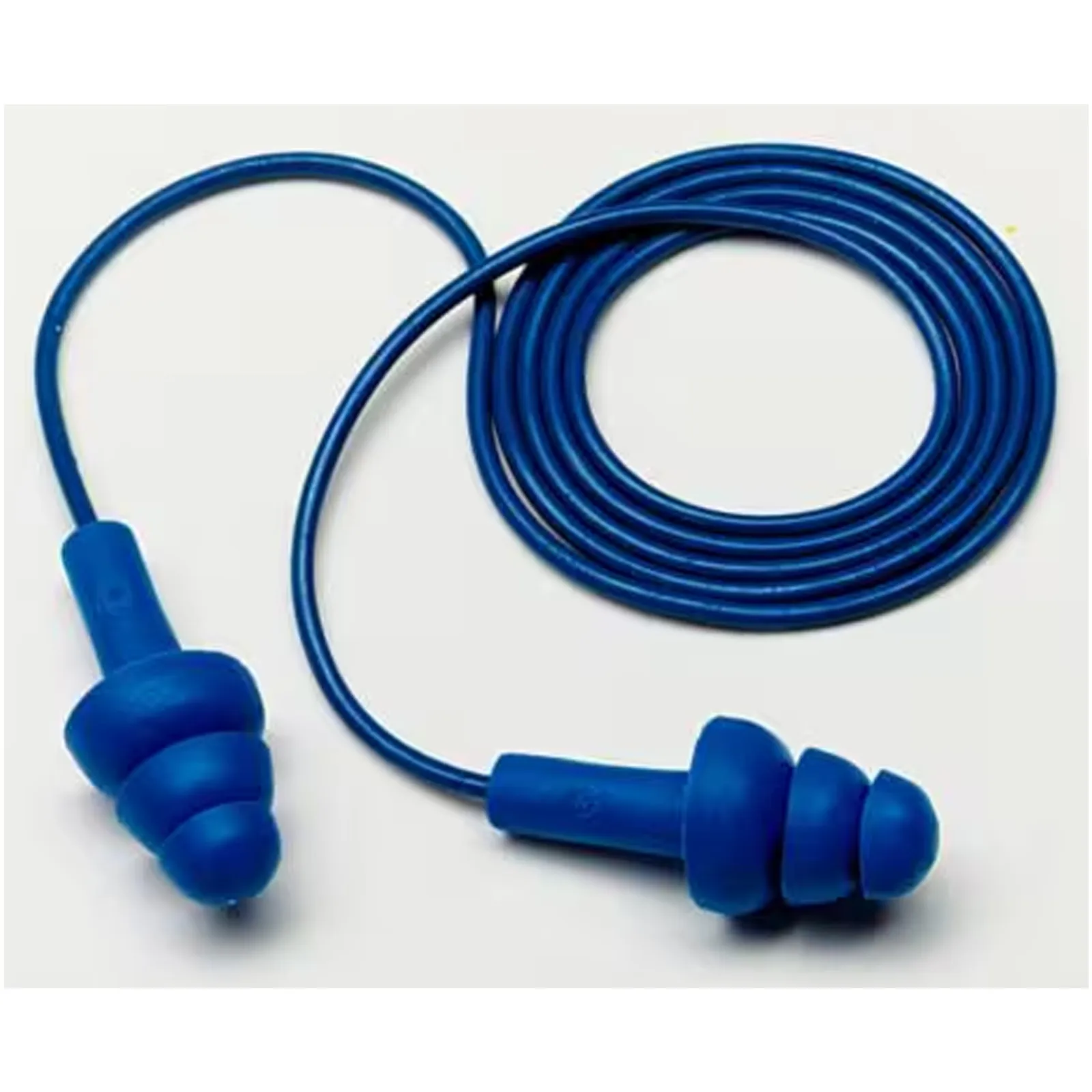 Tappi Inserti Antirumore 29 dB SNR Riutilizzabili 3M Flangiati con Cordino in Polimero 50 Paia Settore Alimentare modello TR-01-000 - immagine 4