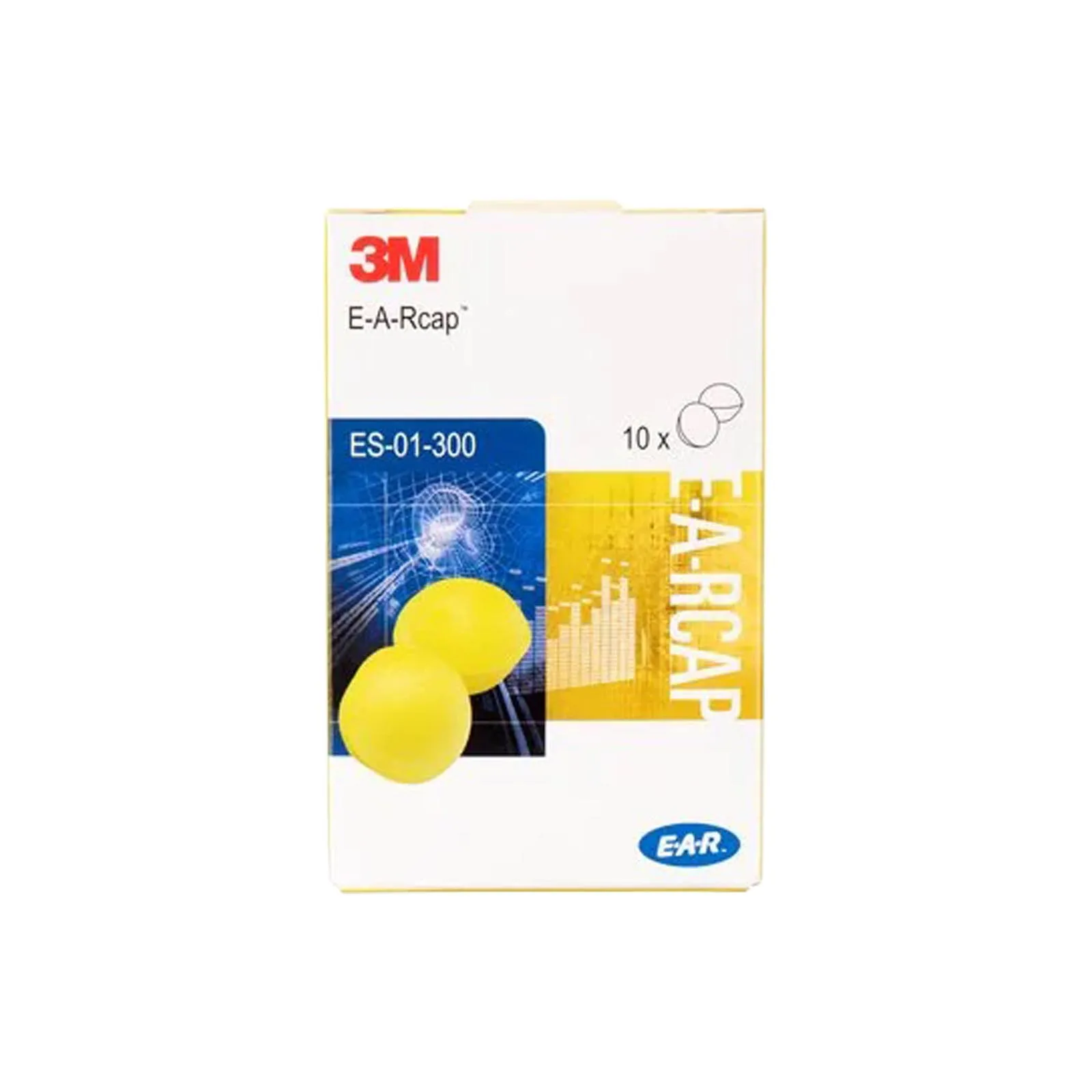 Inserti Antirumore Monouso di Ricambio 3M Confezione da 20 Pezzi (10 Coppie) ES-01-300 - immagine 4