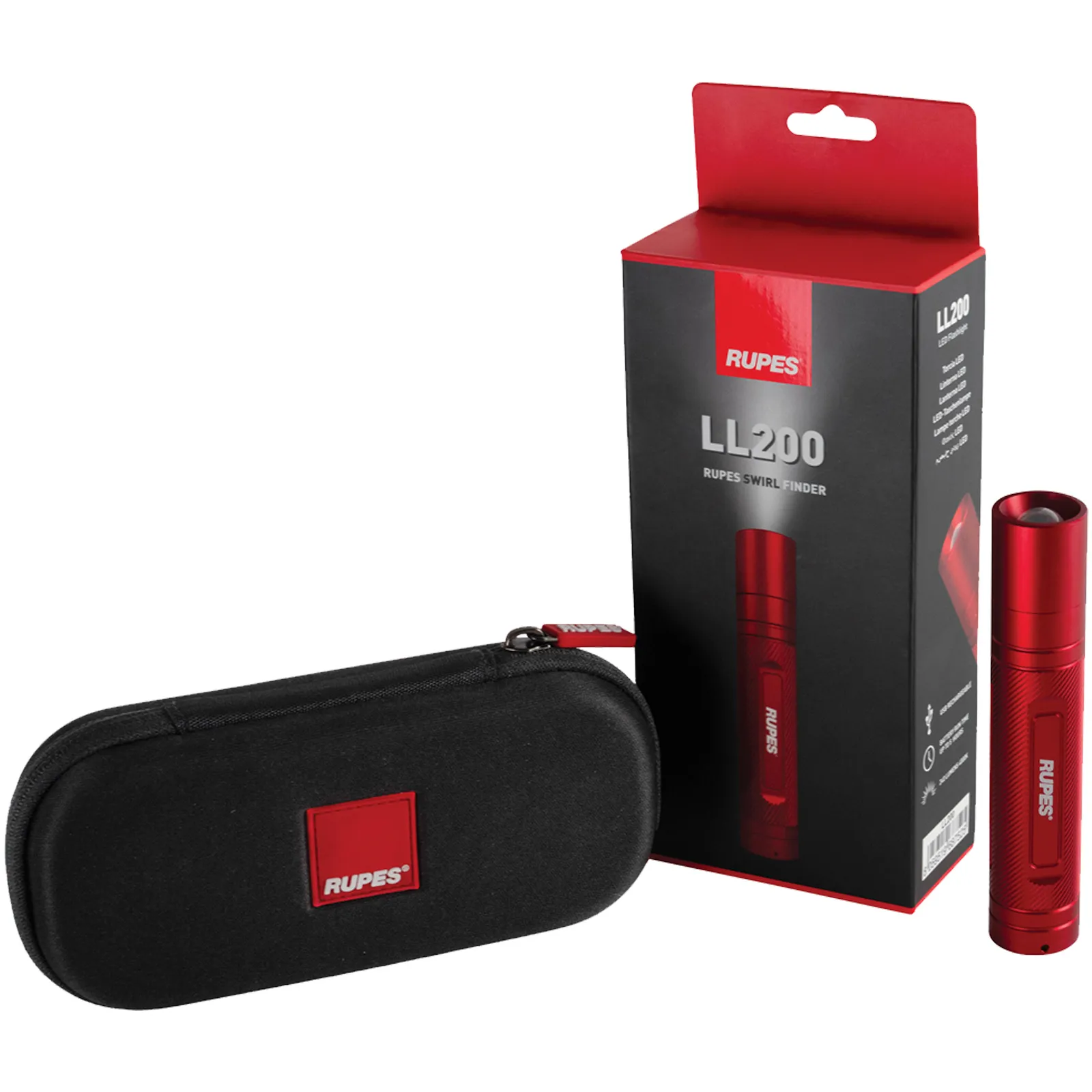 Torcia LED a Batteria RUPES BigFoot Swirl Finder per Detailing Carrozzeria LL200