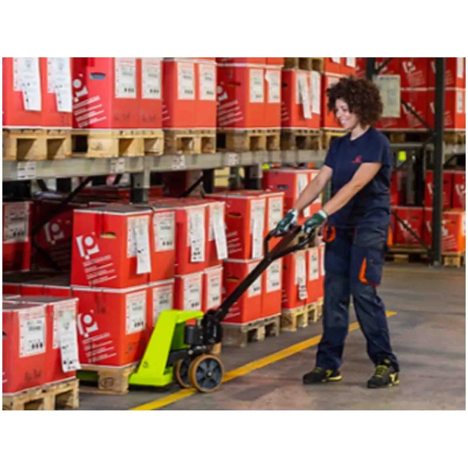 Transpallet Manuale PRAMAC Portata 2500 Kg Forche 1150×525 Carrello Sollevatore Idraulico Lifter GS 25S4 - immagine 9