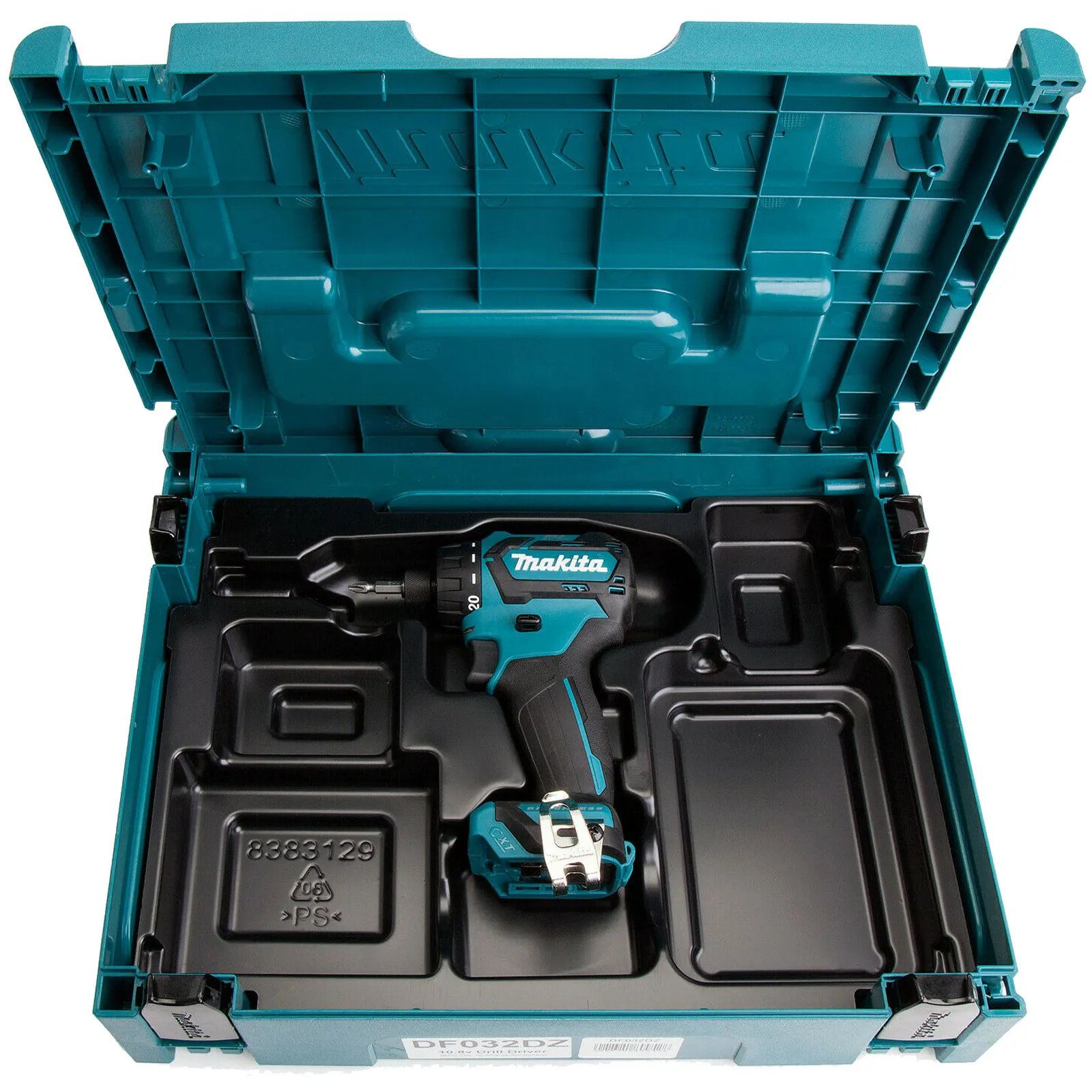 Trapano Avvitatore 1/4″ a Batteria 12V MAKITA Reversibile 2 Velocità Motore Brushless Coppia 35Nm modello DF032DZJ - immagine 4