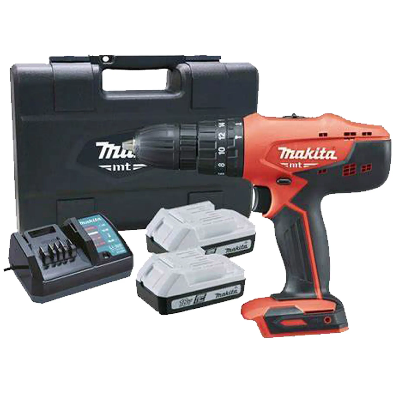Trapano Avvitatore con Percussione a Batteria 18V Brushless MAKITA in KIT 2 Batterie Caricabatterie Rapido e Valigetta M8301DWE