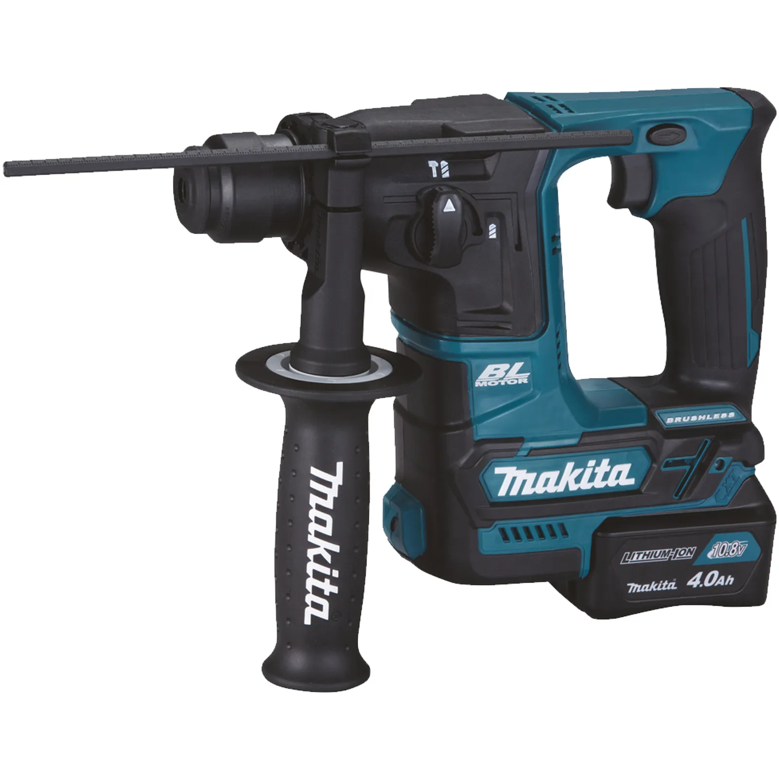Trapano Demolitore a Batteria 12V MAKITA Tassellatore con Percussione SDS-Plus 2 Funzioni KIT Valigetta HR166DSMJ - immagine 2