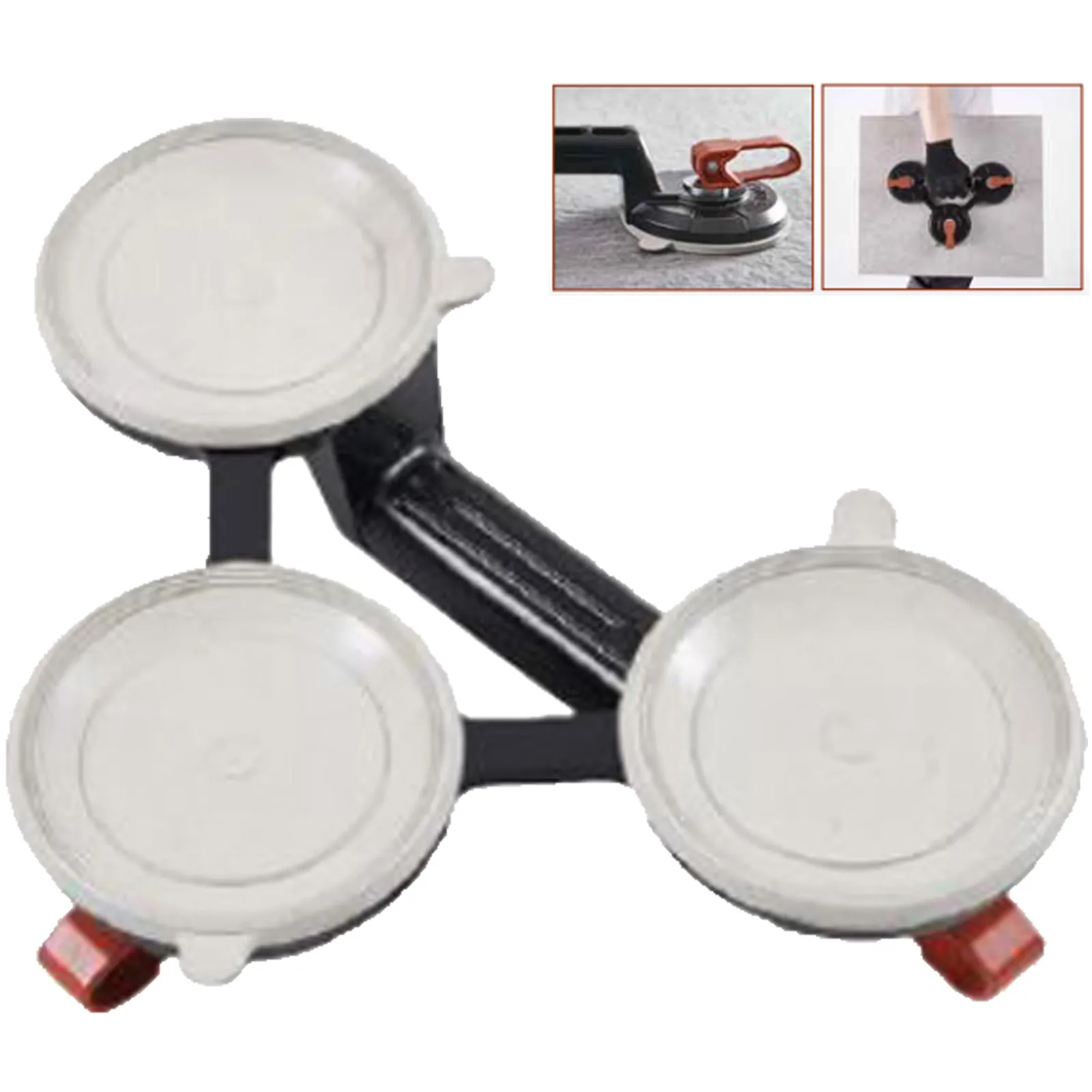 Ventosa Tripla Patta RAIMONDI per Piastrelle Lisce e Strutturate modello TRIVENTOSA PLUS articolo 185TRI - immagine 2