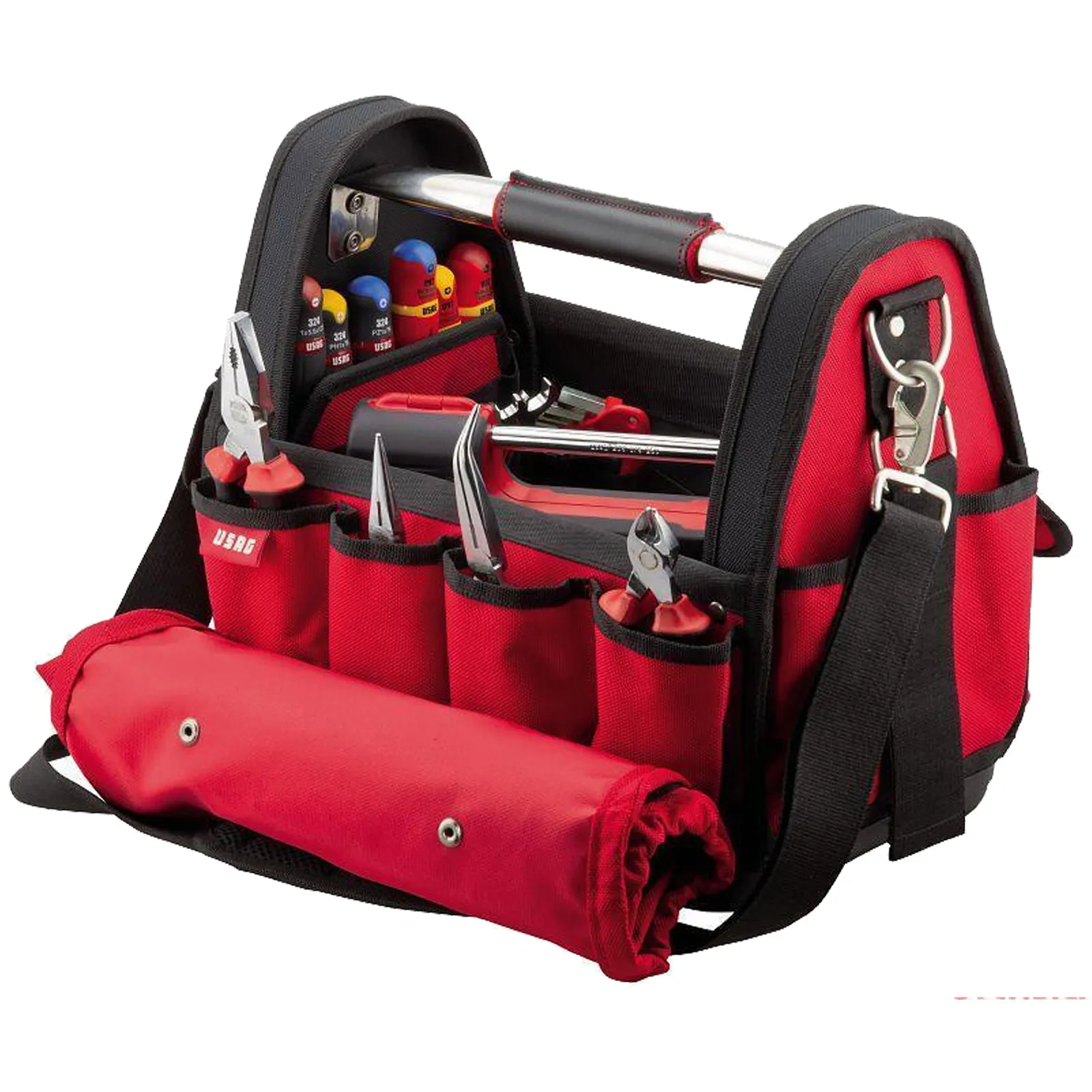 Borsa Porta Utensili Attrezzi Minuteria USAG Valigia Tracolla (VUOTA) Professionale 007/1V - immagine 2