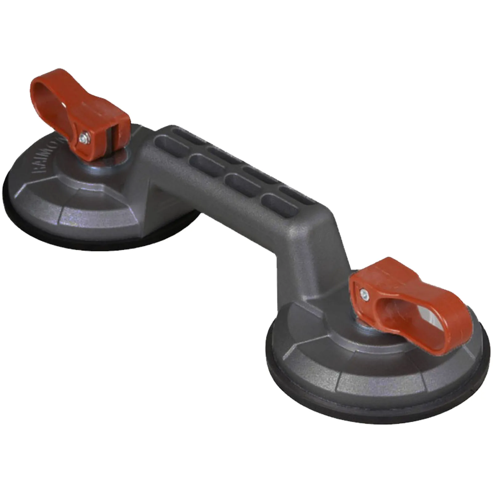 Ventosa Doppia per Piastrelle RAIMONDI per Lastre Ceramiche, Vetro Diametro 112mm Gomma Antimacchia BI-VENTOSA Plus