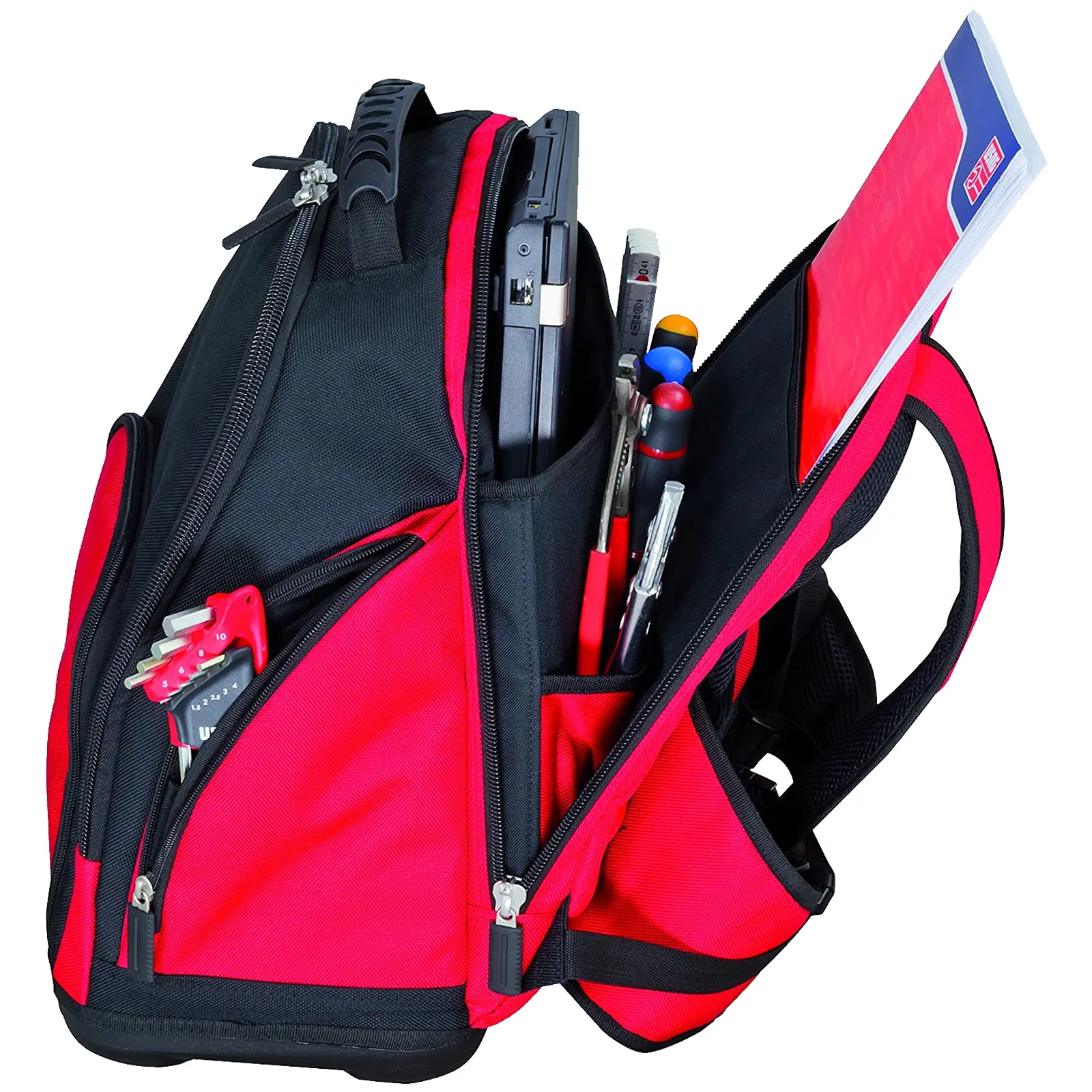 Zaino Porta Utensili Attrezzi Minuteria USAG Borsa Tracolla (VUOTA) Multitasche Professionale 007/SV - immagine 3