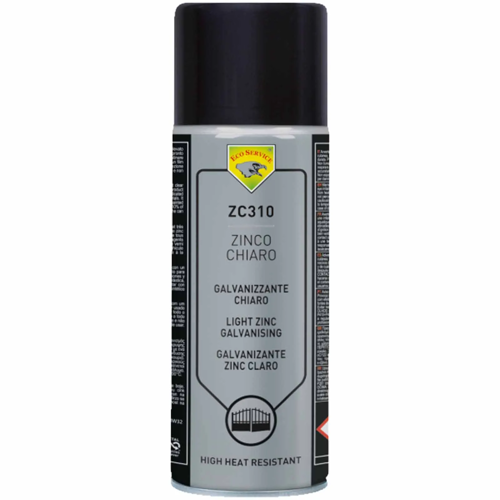 Zinco Chiaro Spray ECO SERVICE Bomboletta 400ml Zincante Protettivo Anti Ruggine ZC310